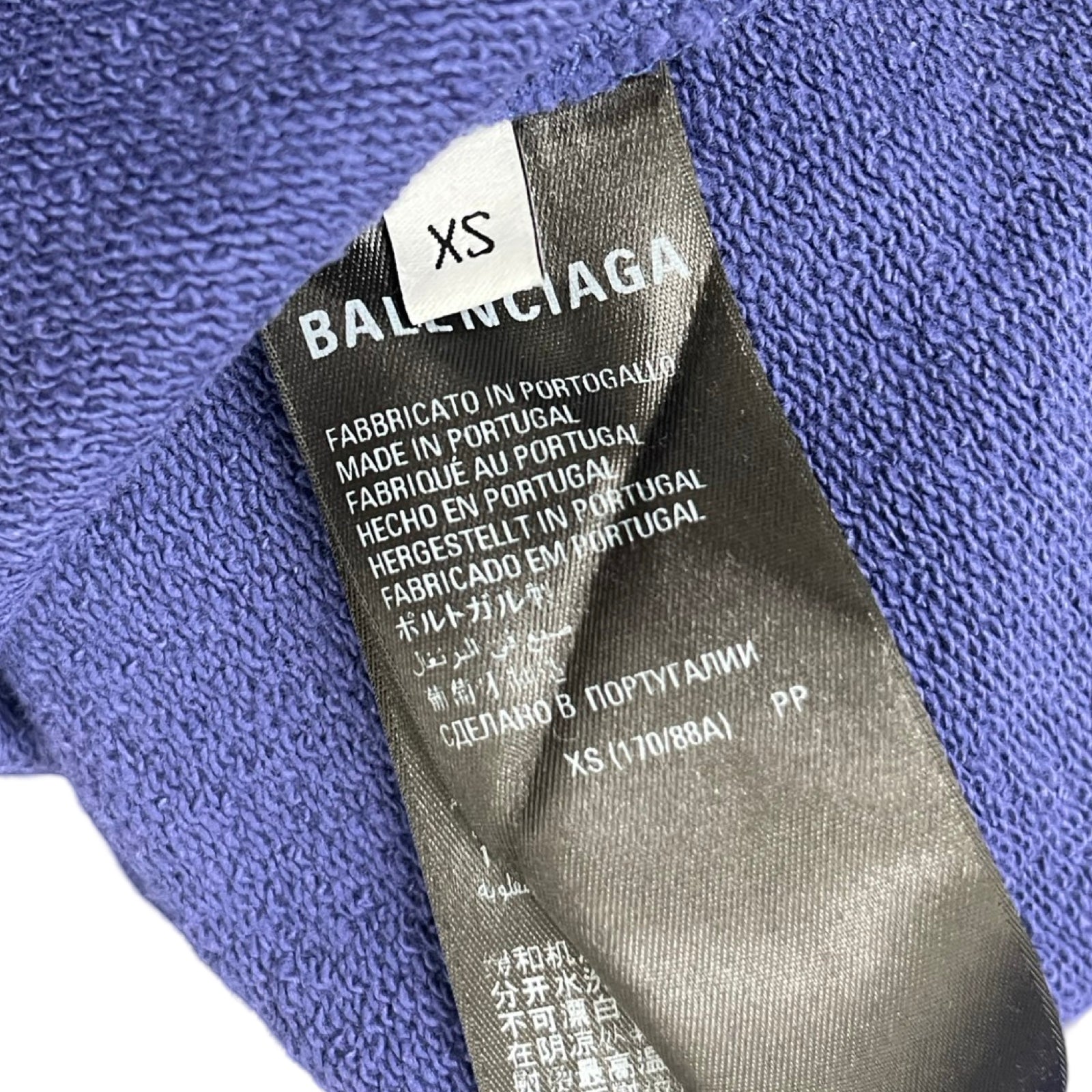 BALENCIAGA 2021AW Campaign Logo Sweatshirt 697869 TKVI9 Size XS