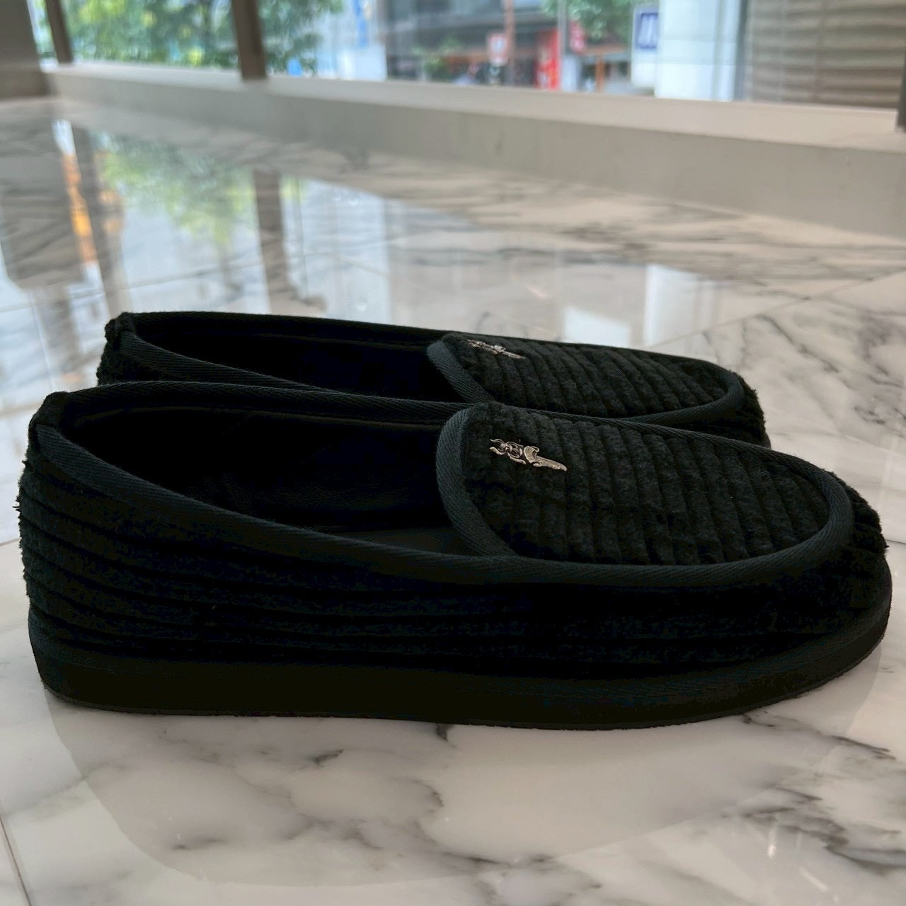 CHROME HEARTS Dagger Corduroy Slip On Size 42（約27.0cm