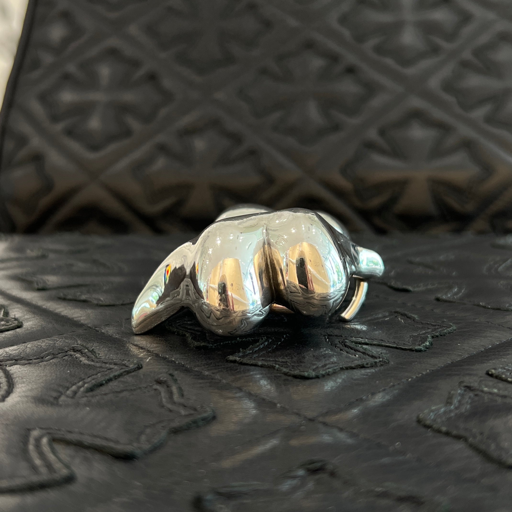 CHROME HEARTS × The Rolling Stones Lip And Tongue Silver Buckle クロムハーツ×ローリングストーンズ リップアンドタン シルバー バックル