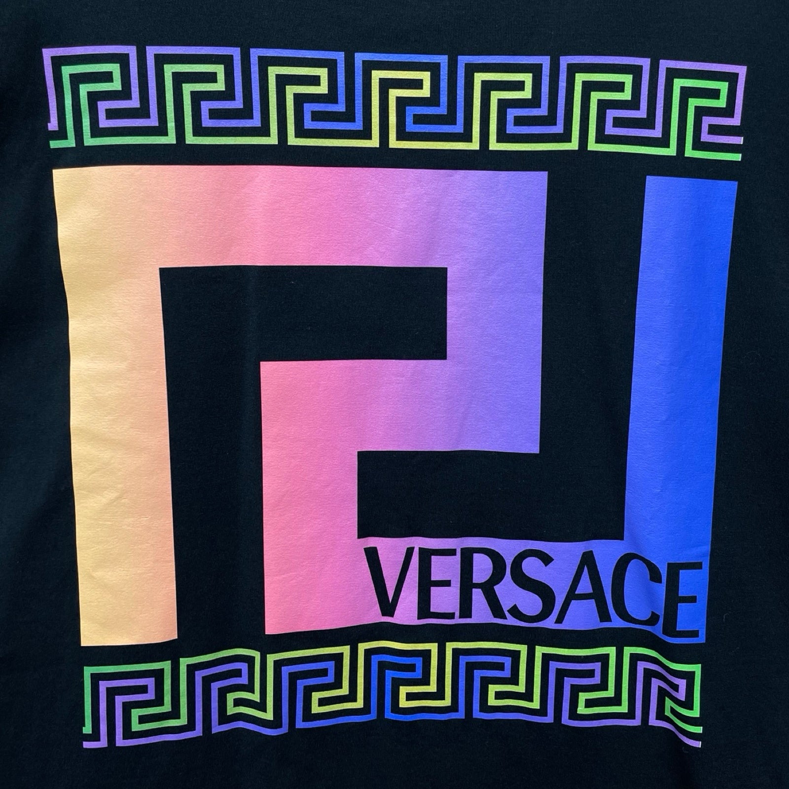 VERSACE 2021SS Greca Tee 1001663 1A00929 Size 4XL