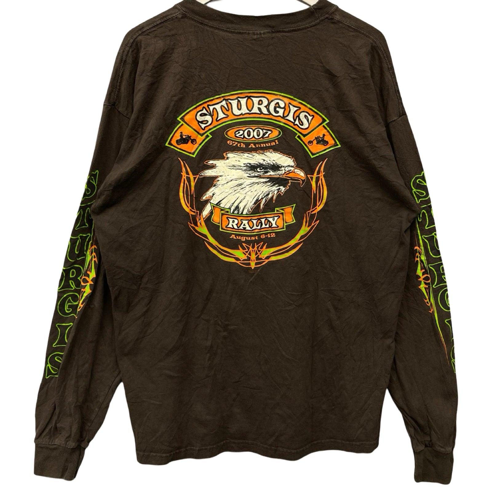 Vintage 00's BLACK HILLS MOTOR CLASSIC "STURGIS" 2007 L/S Tee Size XL