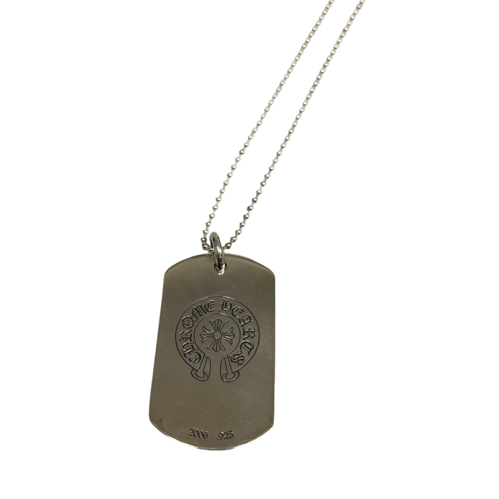 CHROME HEARTS Malibu Limited CH SHINE Dog Tag Pendent