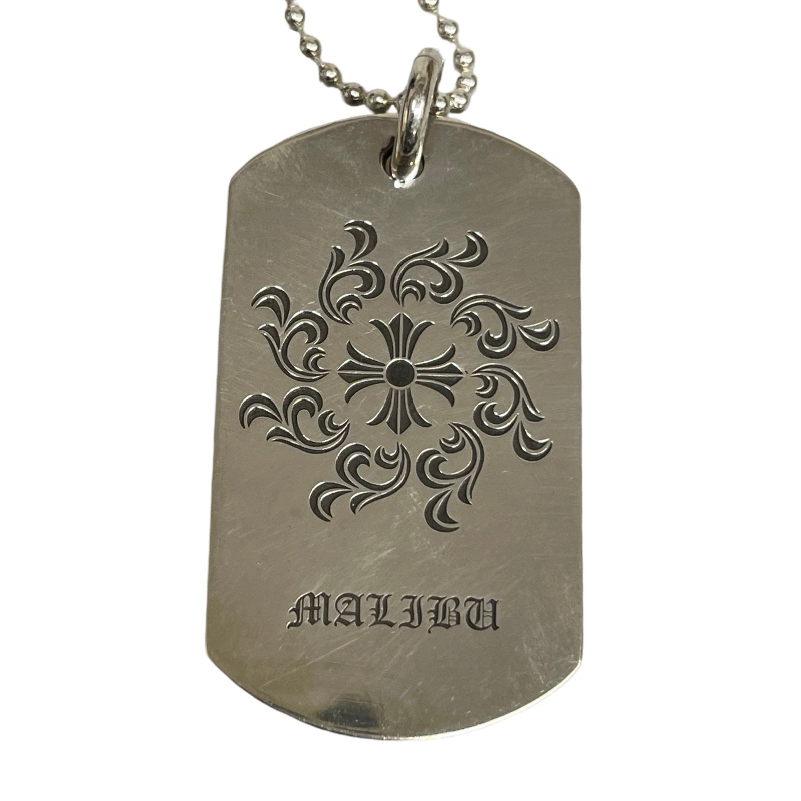 CHROME HEARTS Malibu Limited CH SHINE Dog Tag Pendent