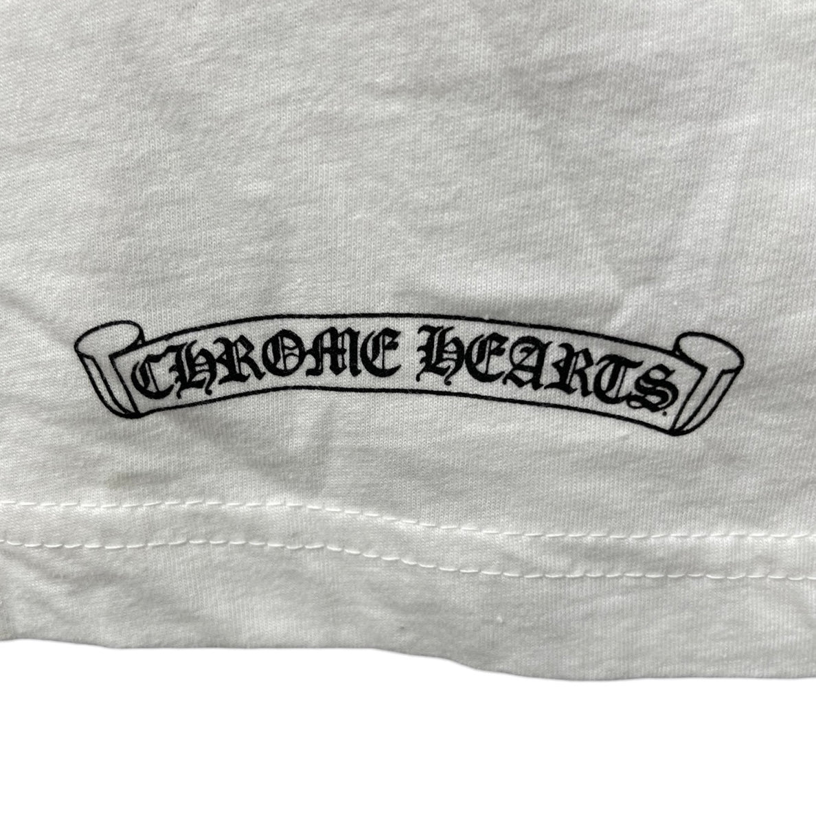 CHROME HEARTS Neck Logo Gradation Horseshoe Long Sleeve Tee Size M