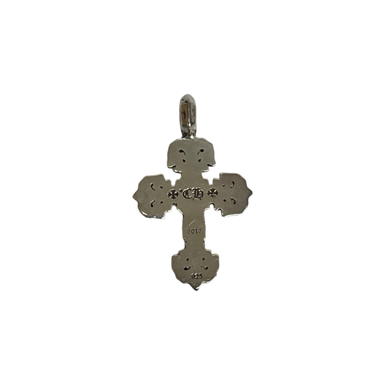 CHROME HEARTS Filigree Cross Shilver Pendent Top