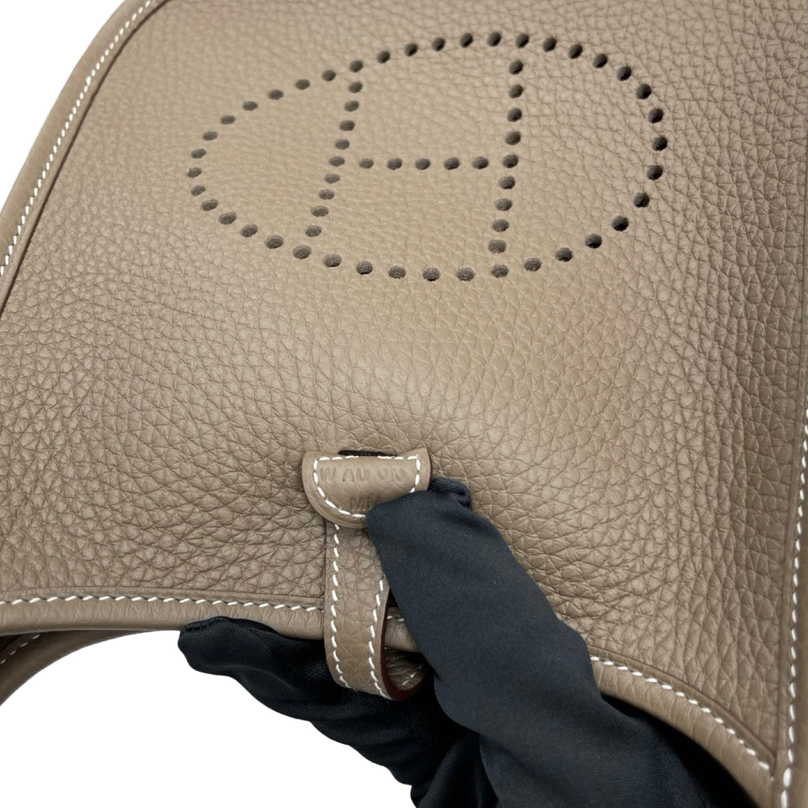 HERMES Evelyne TPM ETOUPE Shoulder Bag W刻印（2024）