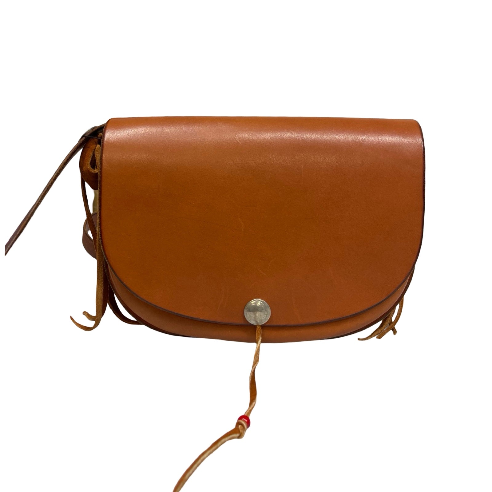 goro's Saddle Leather Bucket Shoulder Bag
