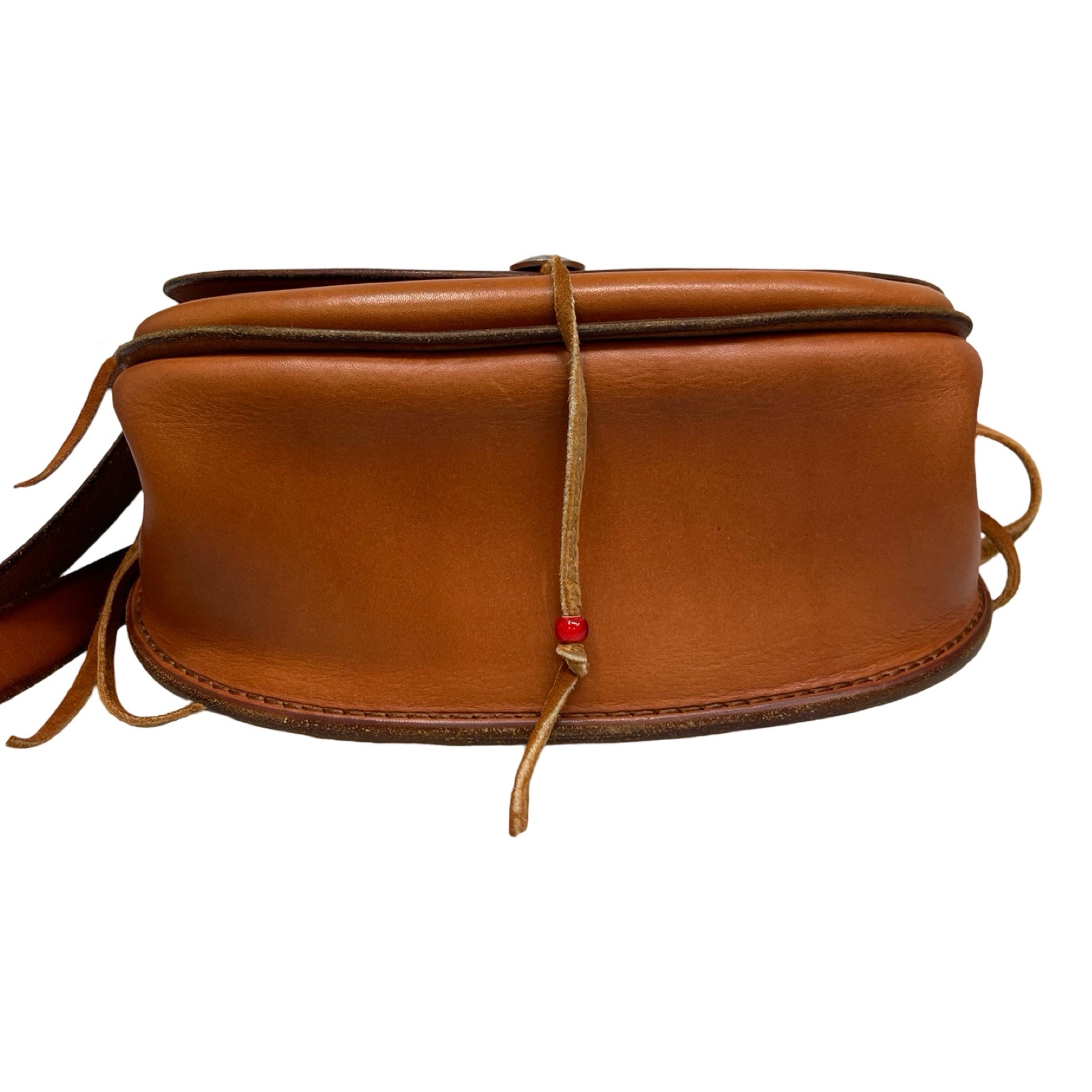 goro's Saddle Leather Bucket Shoulder Bag
