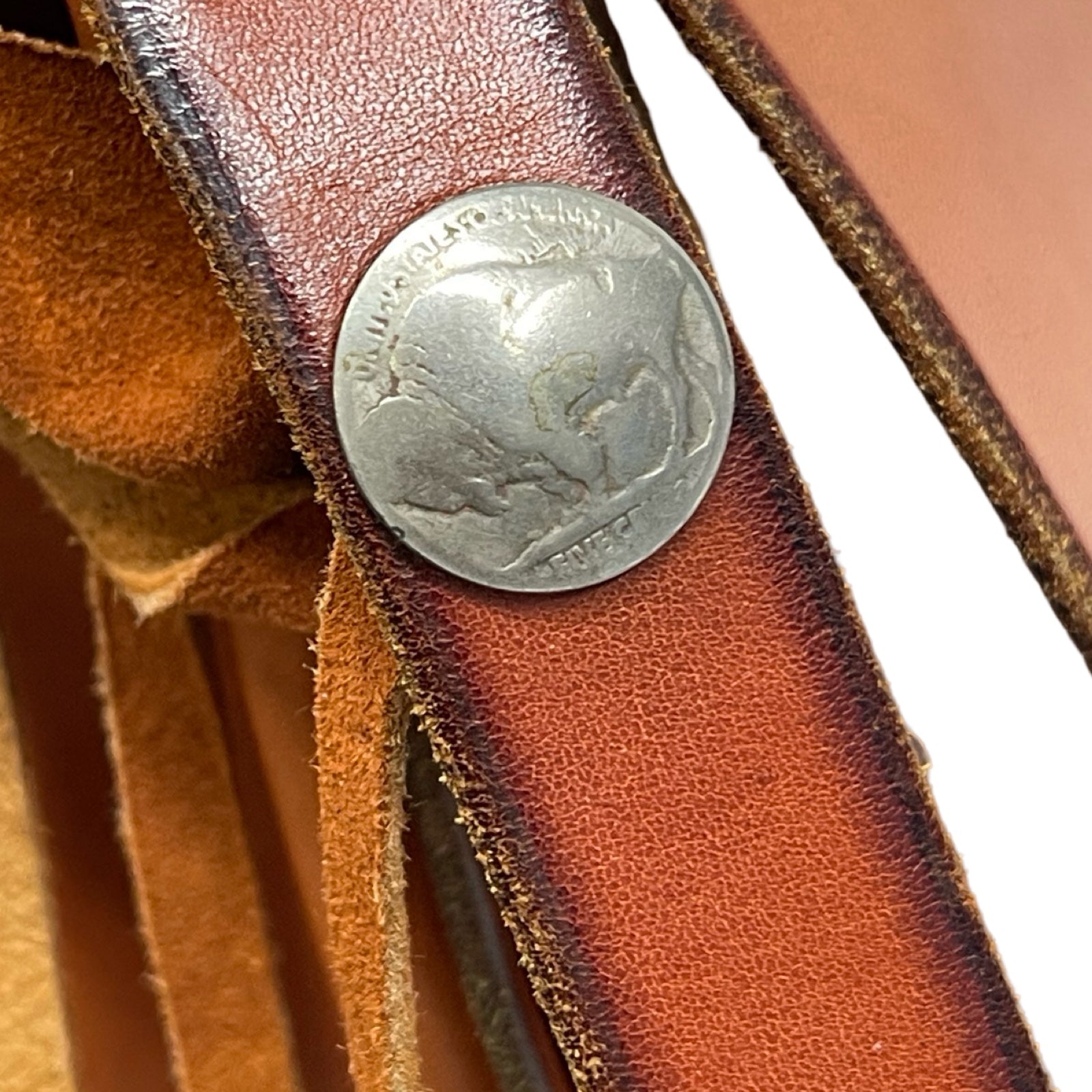 goro's Saddle Leather Bucket Shoulder Bag