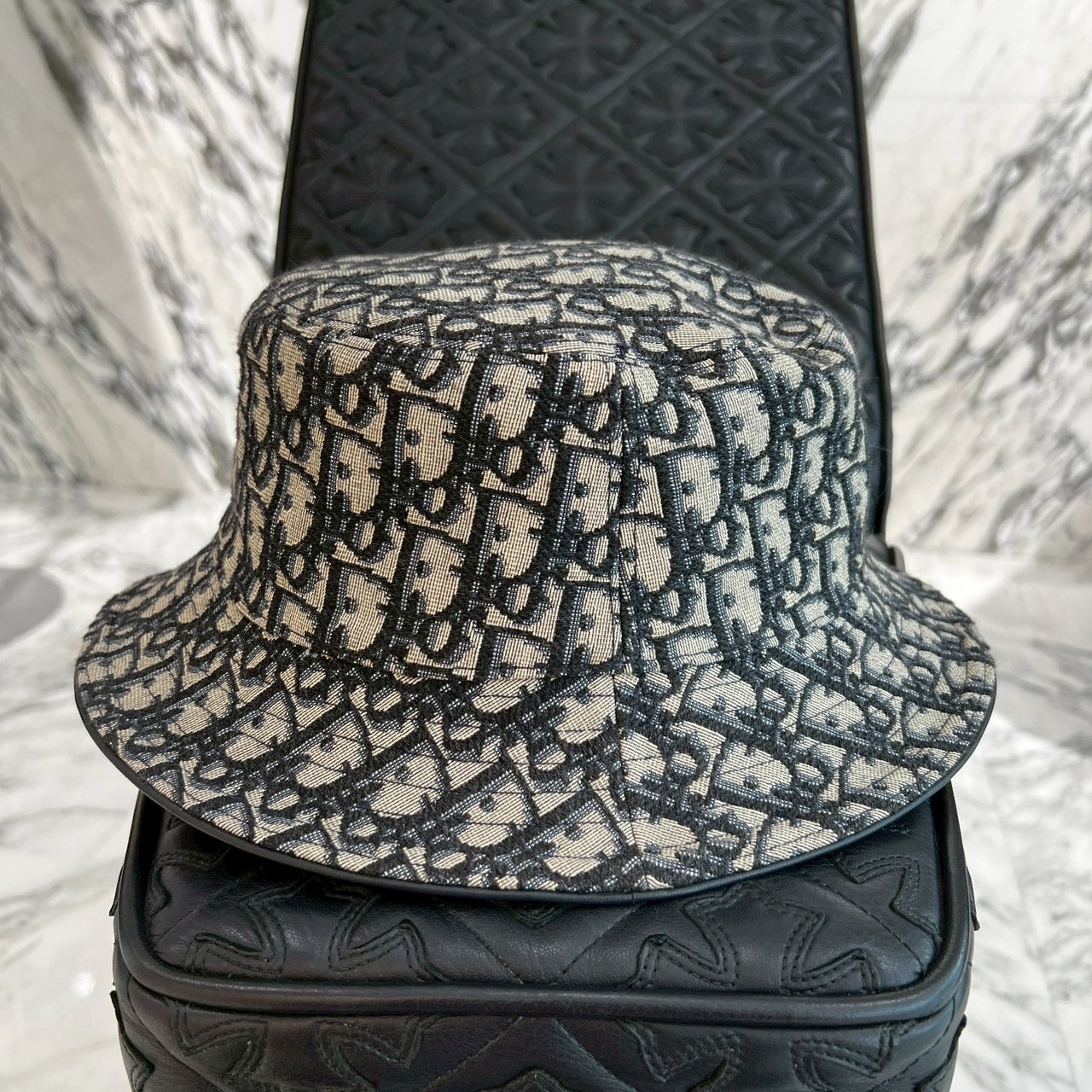 Dior 2021SS Dior Oblique Bucket Hat 113C907A4502 Size L ディオール ディオールオブリークバケットハット サイズL