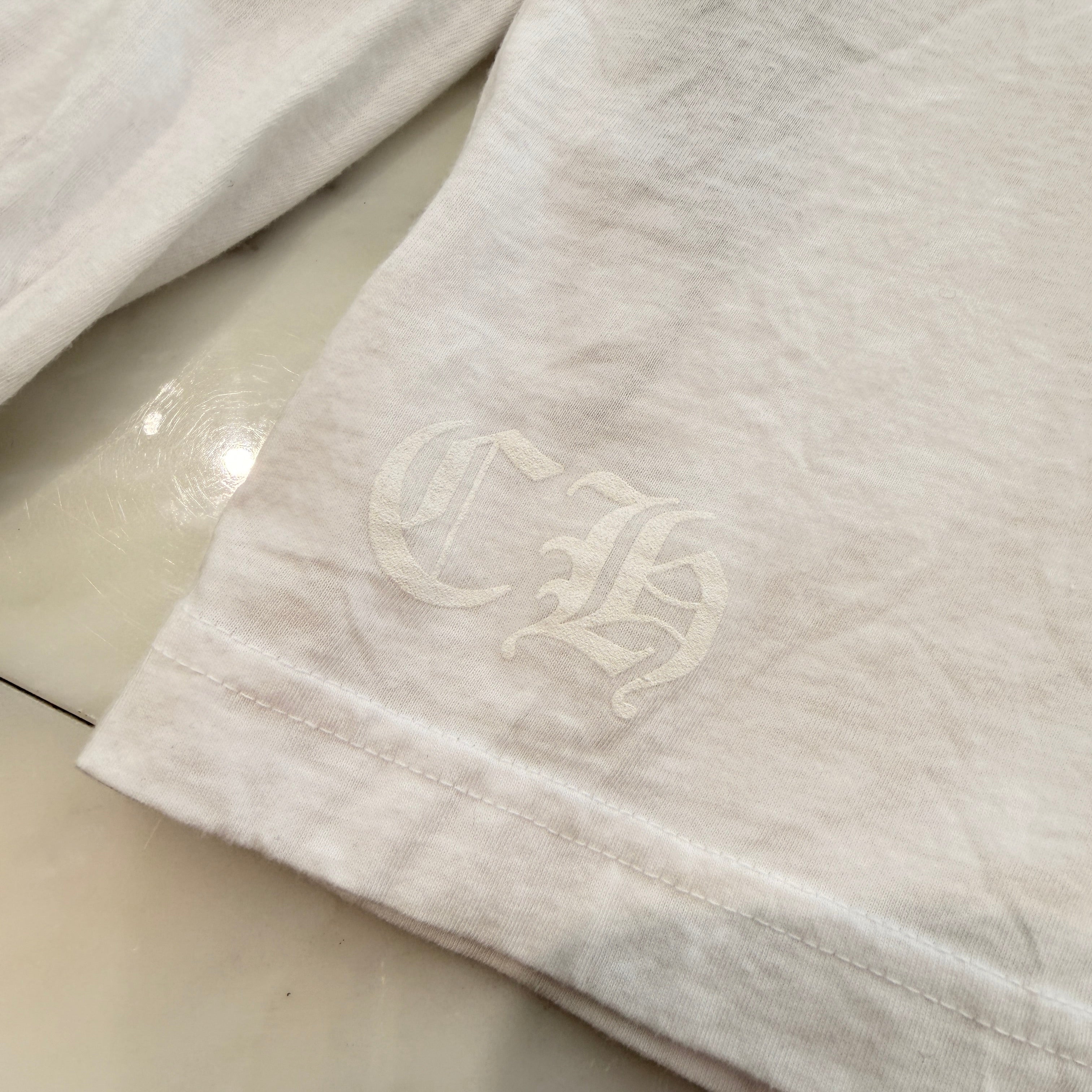 CHROME HEARTS Floral Cross Horseshoe Long Sleeve Tee Size XXL クロムハーツ フローラルクロス ホースシュー ロングスリーブTシャツ サイズXXL