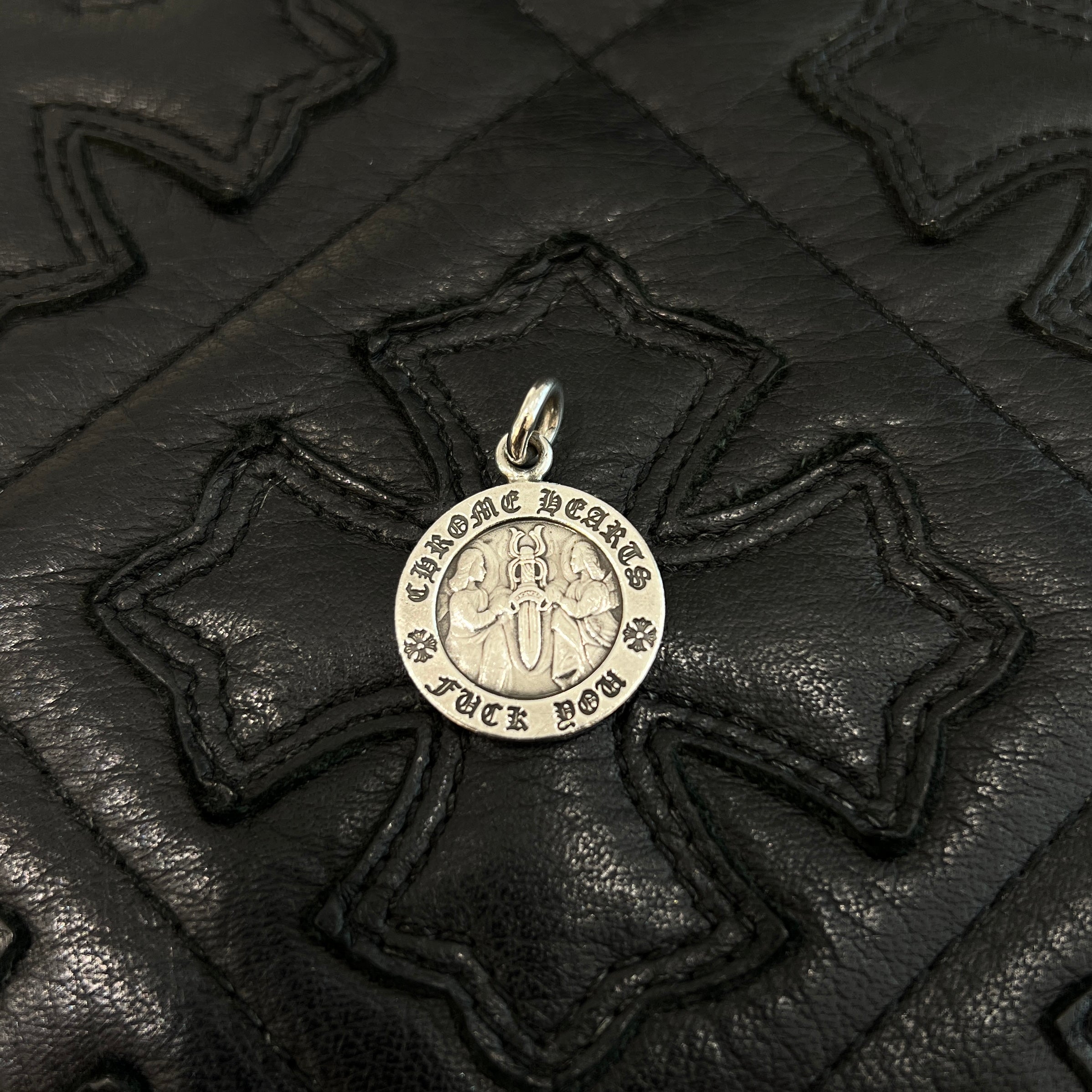 CHROME HEARTS Angel Medal Charm V1 クロムハーツ エンジェルメダルチャーム V1