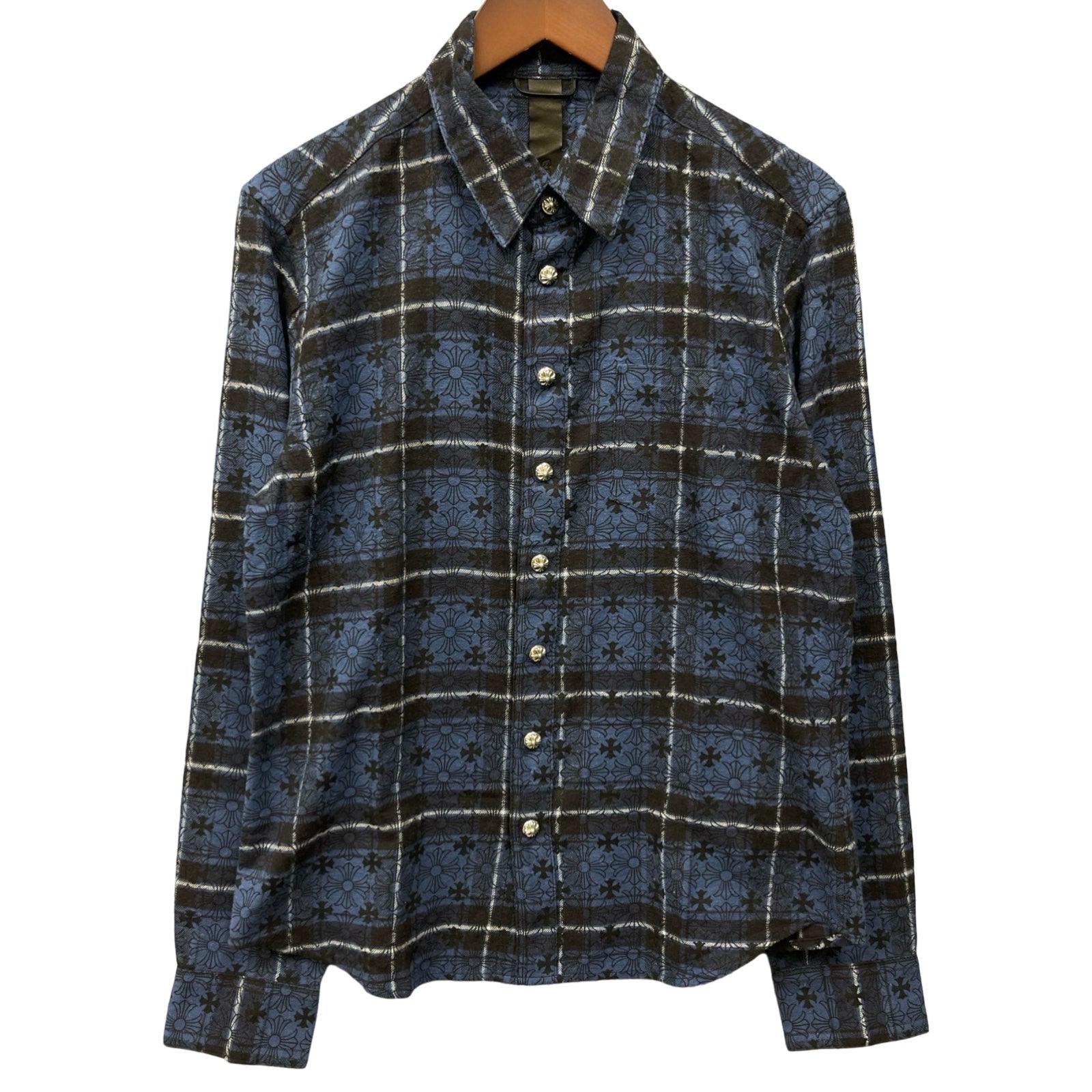 CHROME HEARTS Loose Ends Check Shirt Size S