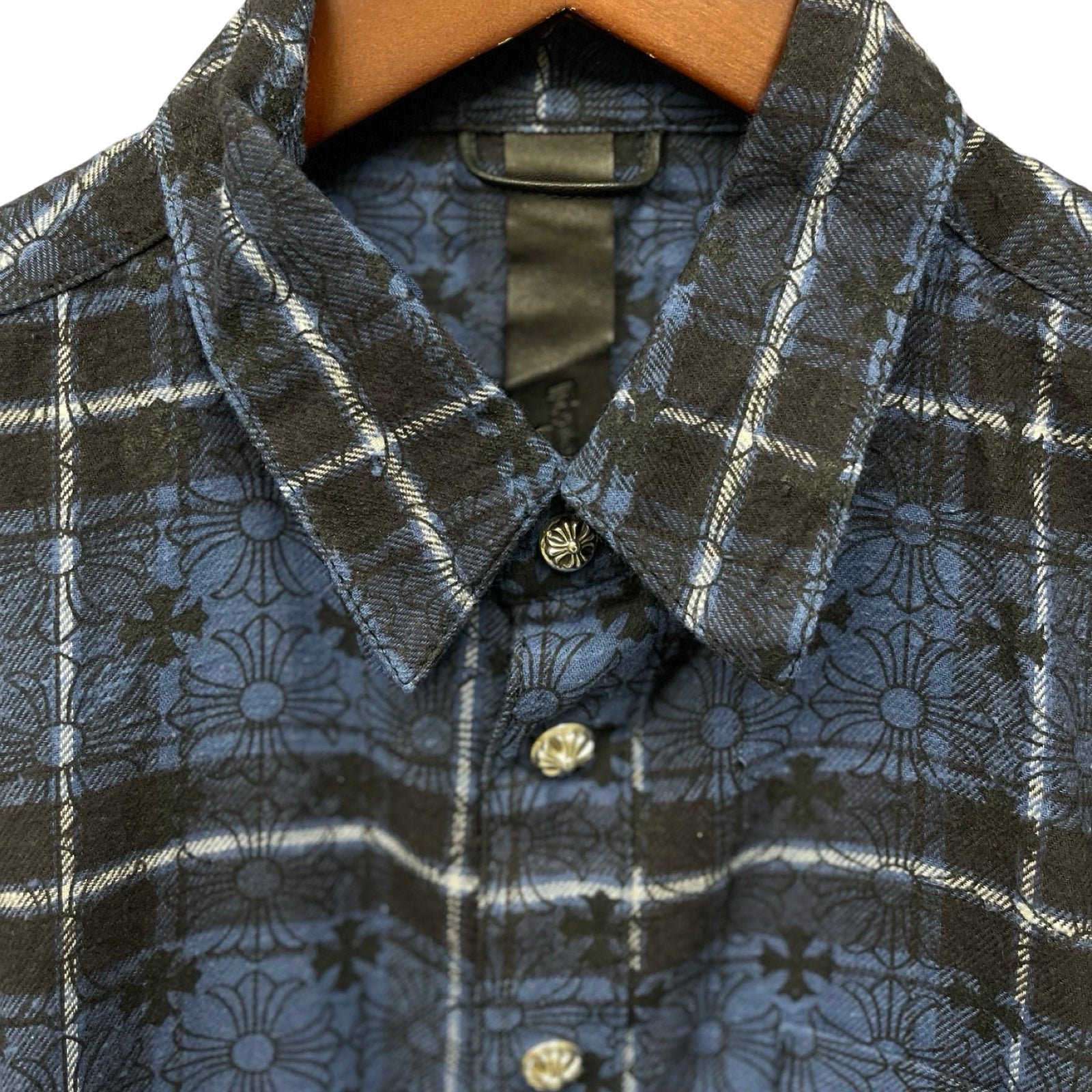 CHROME HEARTS Loose Ends Check Shirt Size S