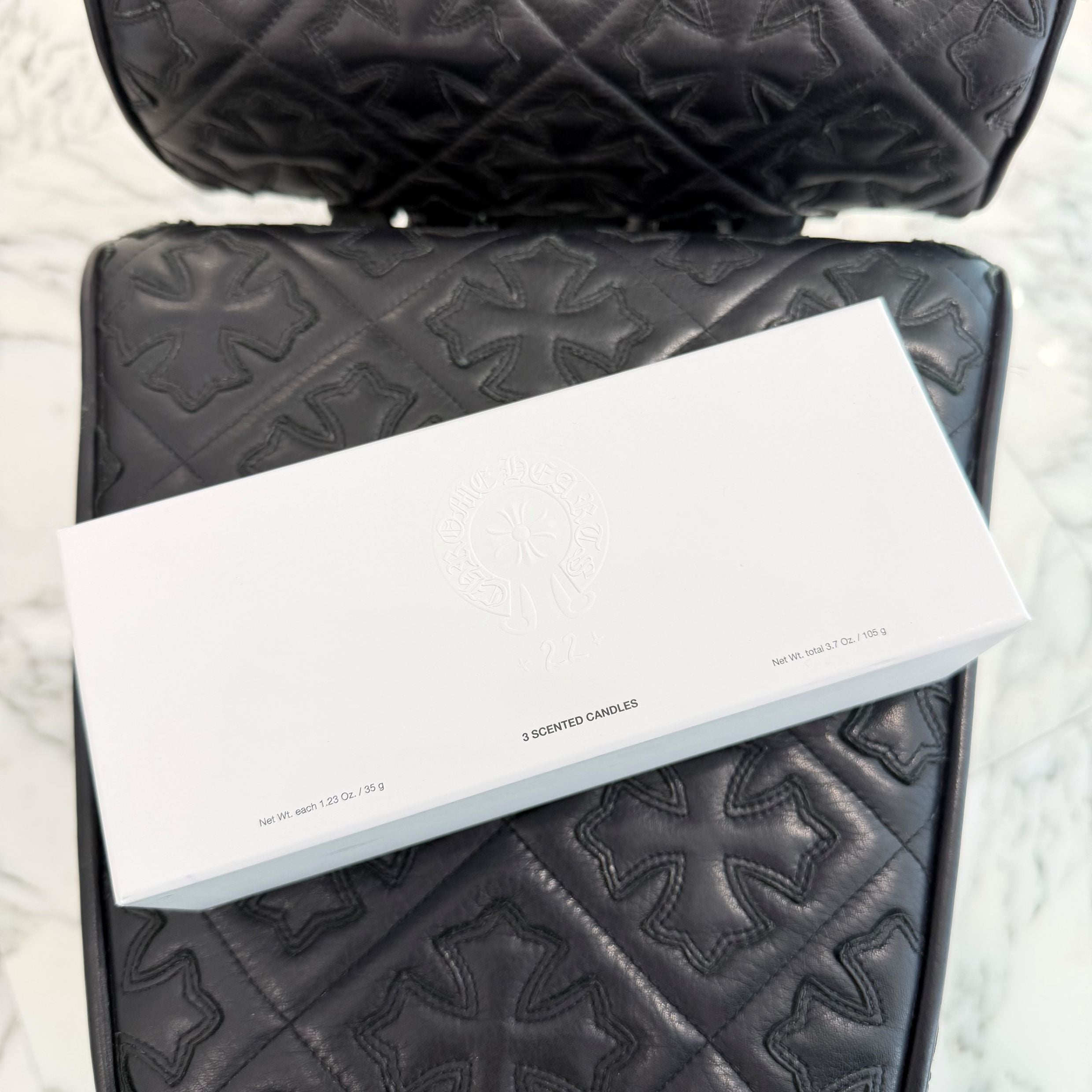 CHROME HEARTS +22+ Aroma Candle Set Net Wt.total 3.7 Oz. / 105g クロムハーツ +22+ アロマキャンドルセット Net Wt.total 3.7 Oz. / 105g