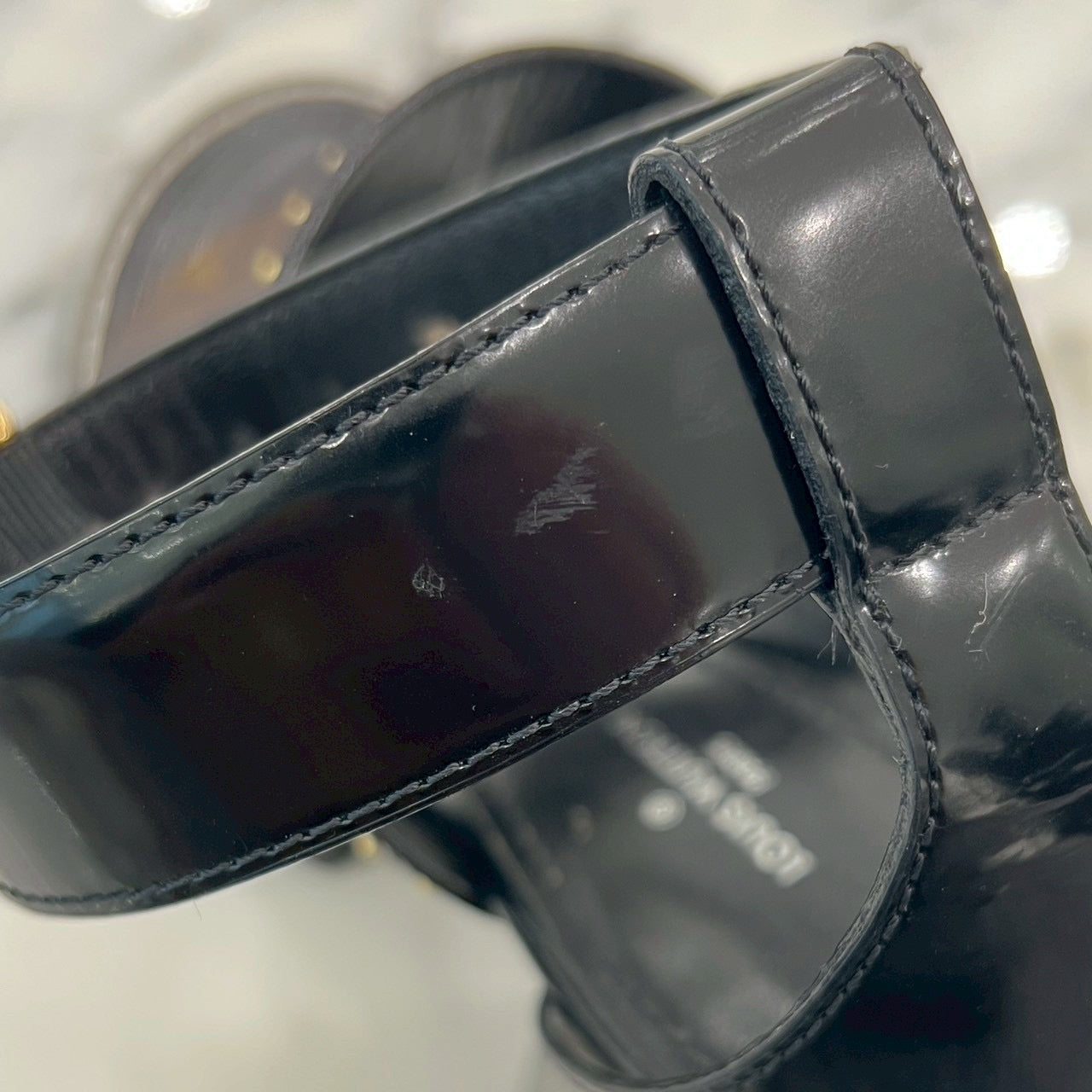 LOUIS VUITTON Star Trail Line Studded Heel Sandals NA0290 Size 38 1/2 ルイヴィトン スタートレイルラインスタッズヒールサンダル サイズ38 1/2