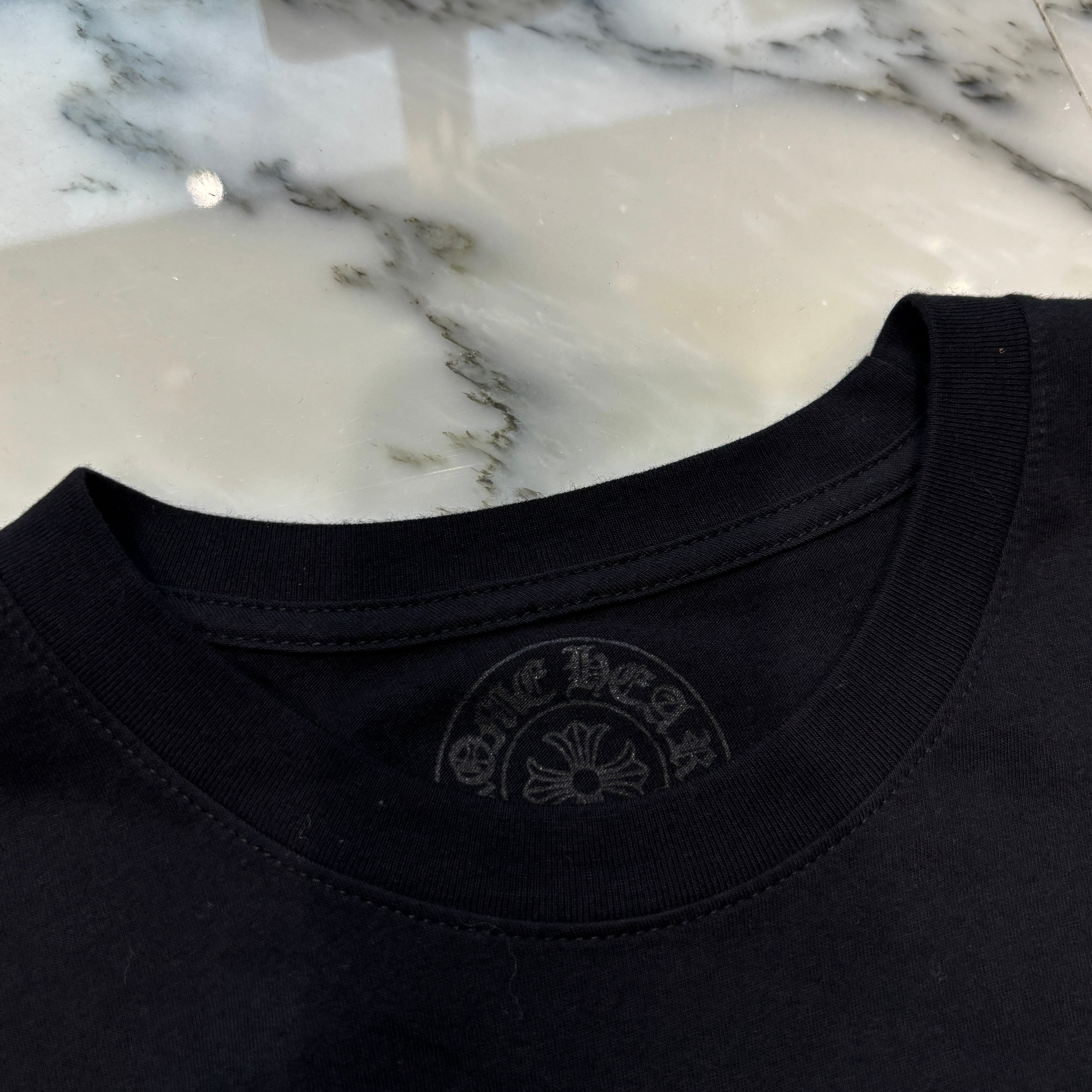 CHROME HEARTS FOTI MAHALIA Floral Cross Long Sleeve Tee Size L クロムハーツ フォティ マハリア フローラルクロス ロングスリーブTシャツ サイズL