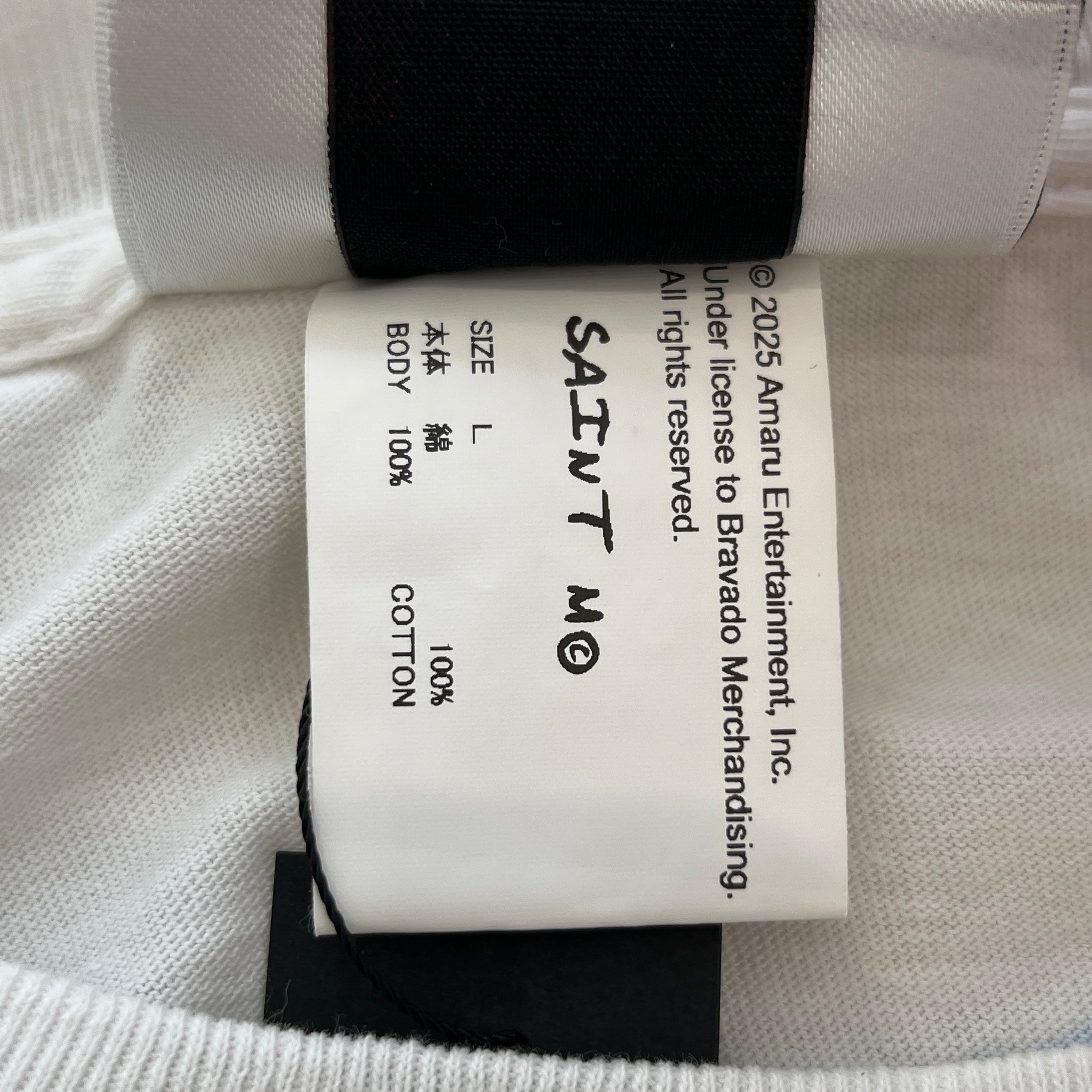 SAINT Mxxxxxx 2025SS 2PAC S/S Tee SM-HR8-0000-C15 Size L セントマイケル 2パック Tシャツ サイズL