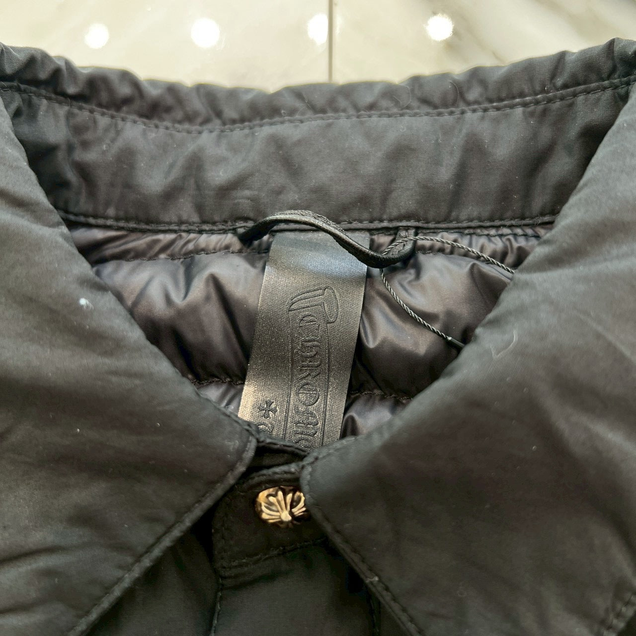 CHROME HEARTS YNOT Cross Ball Button Down Shirt Size XL クロムハーツ ワイノット クロスボールボタン ダウンシャツ サイズXL