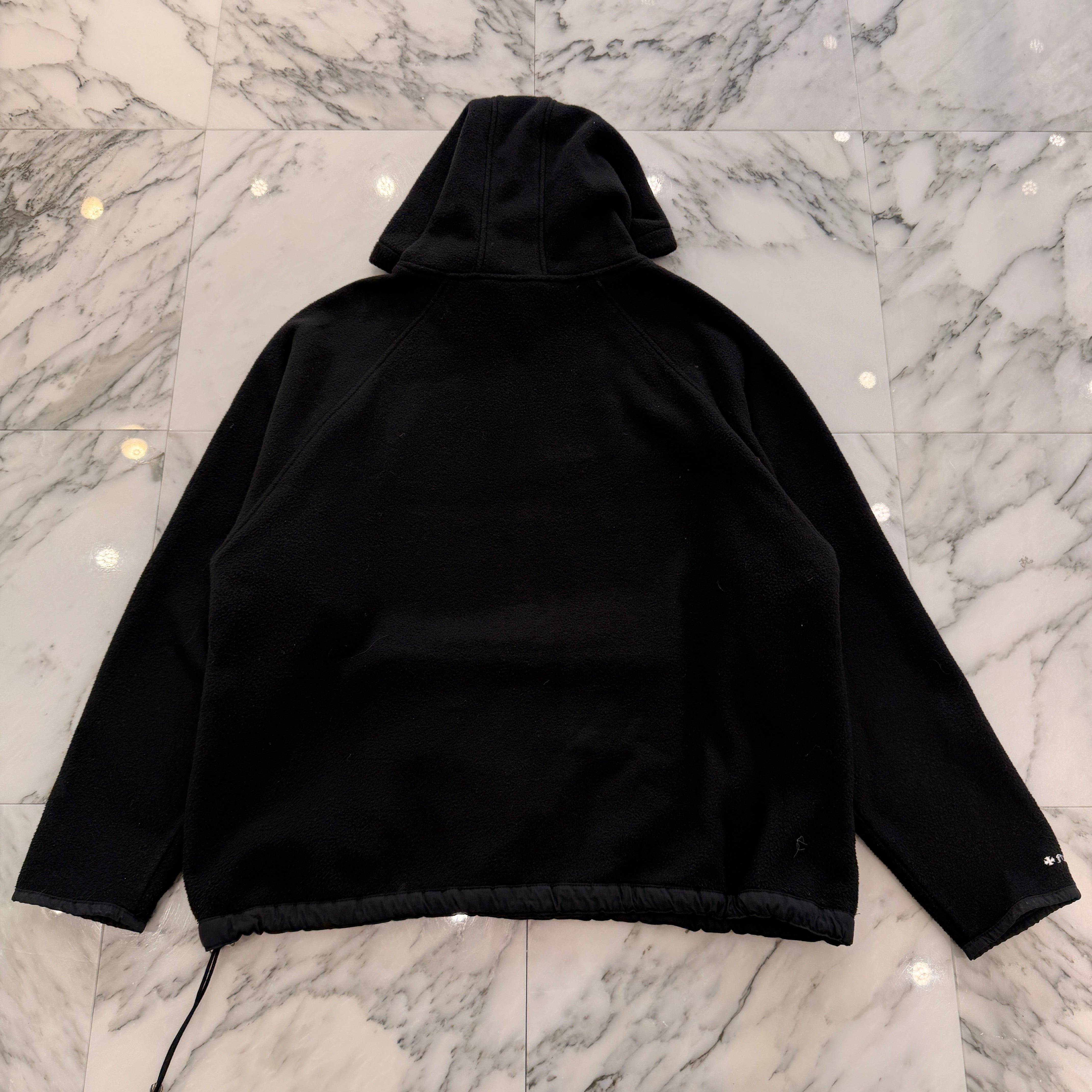 CHROME HEARTS Y NOT Horseshoe Embroidery Fleece Pullover Hoodie Size XXL クロムハーツ ワイノット ホースシュー刺繍 フリース プルオーバーフーディー サイズXXL