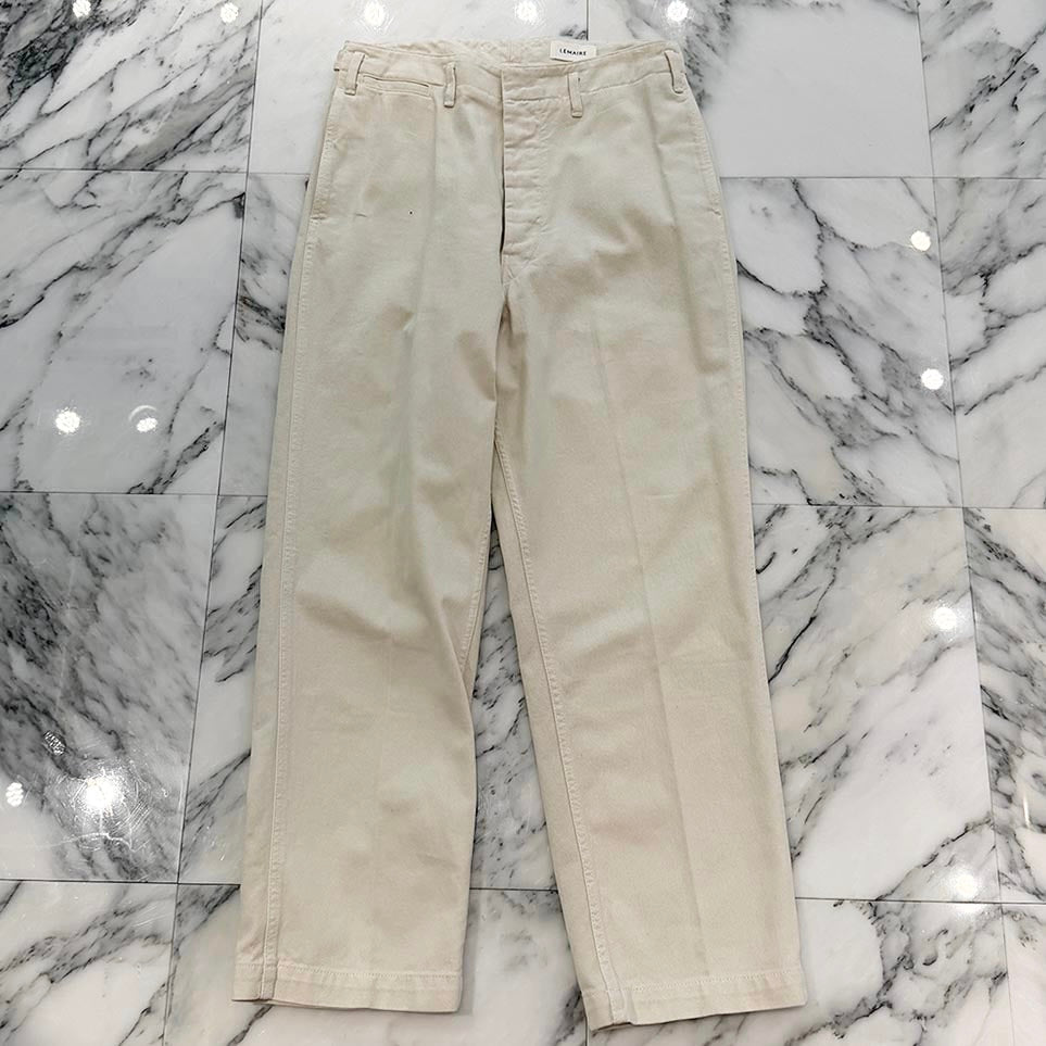 LEMAIRE Twisted Belted Denim Pants BFS-53160-B Size 48 ルメール ツイスト ベルテッド デニム パンツ サイズ48