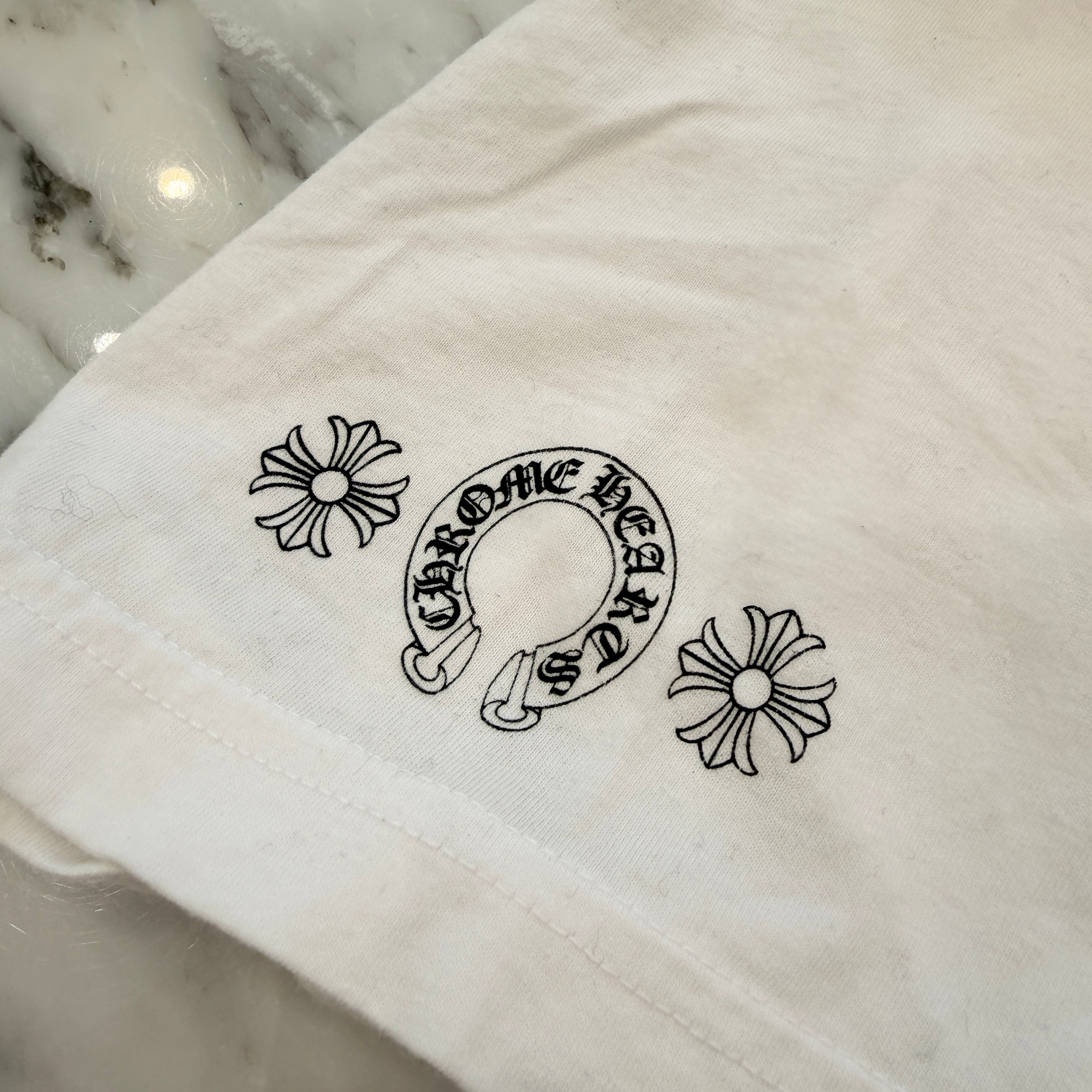 CHROME HEARTS MLTCOL CEM CRS Tee Size S クロムハーツ マルチカラー セメタリークロス Tシャツ サイズS