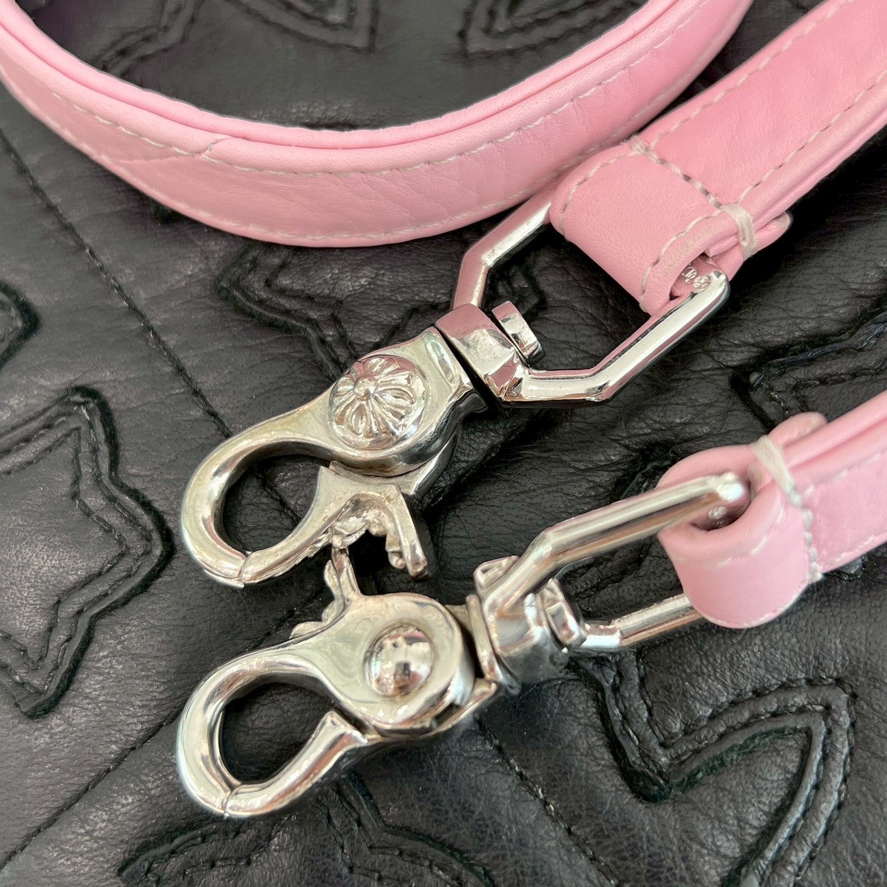 CHROME HEARTS TAKAMINI 3 Cemetery Cross Patch Leather Shoulder Bag クロムハーツ タカミニ 3セメタリークロスパッチ レザーショルダーバッグ