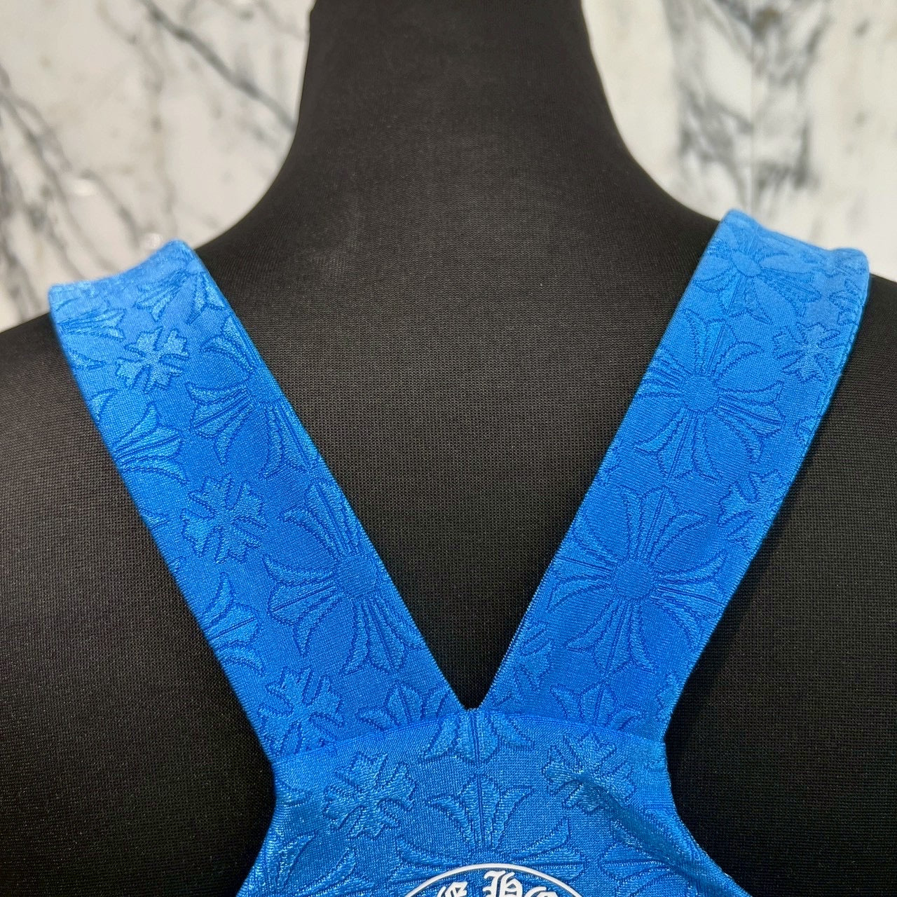 CHROME HEARTS CH Plus Pattern Horseshoe Rubber Print Camisole Size XS クロムハーツ CHプラス柄 ホースシューラバープリント キャミソール サイズXS