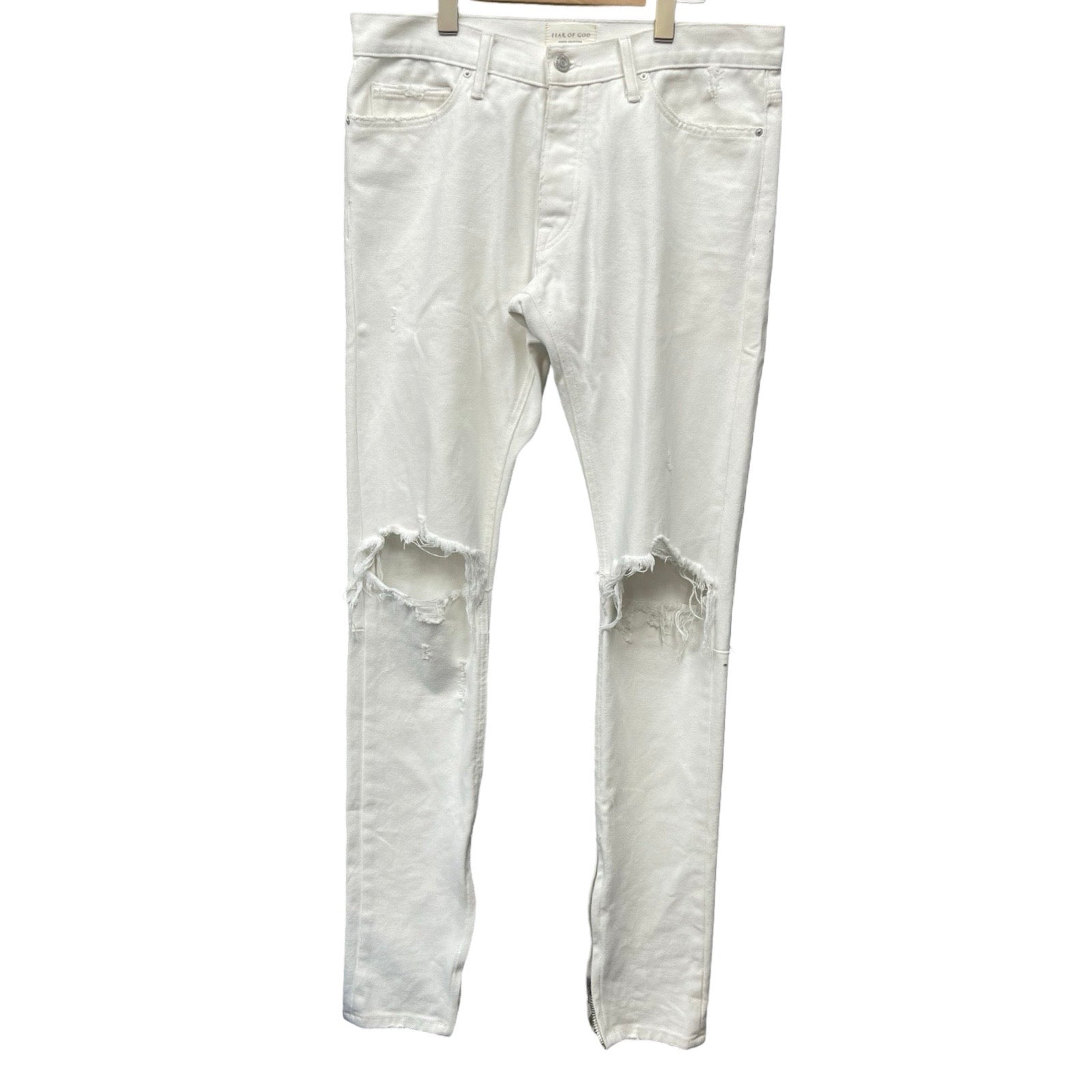 FEAR OF GOD 4th COLLECTION Damage Slim Jeans Size 33