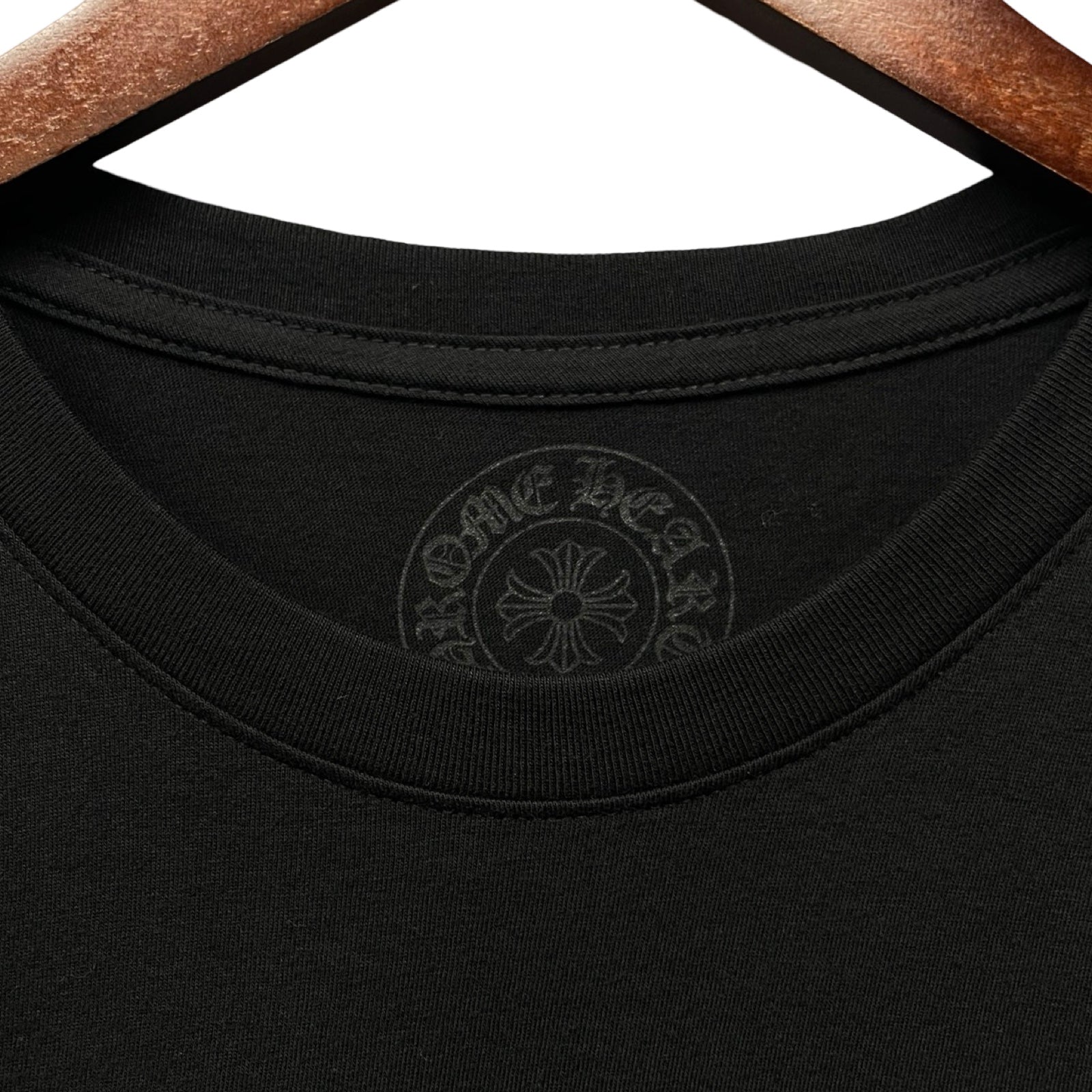 CHROME HEARTS Scroll Label Arm Logo Print Long Sleeve Tee Size L