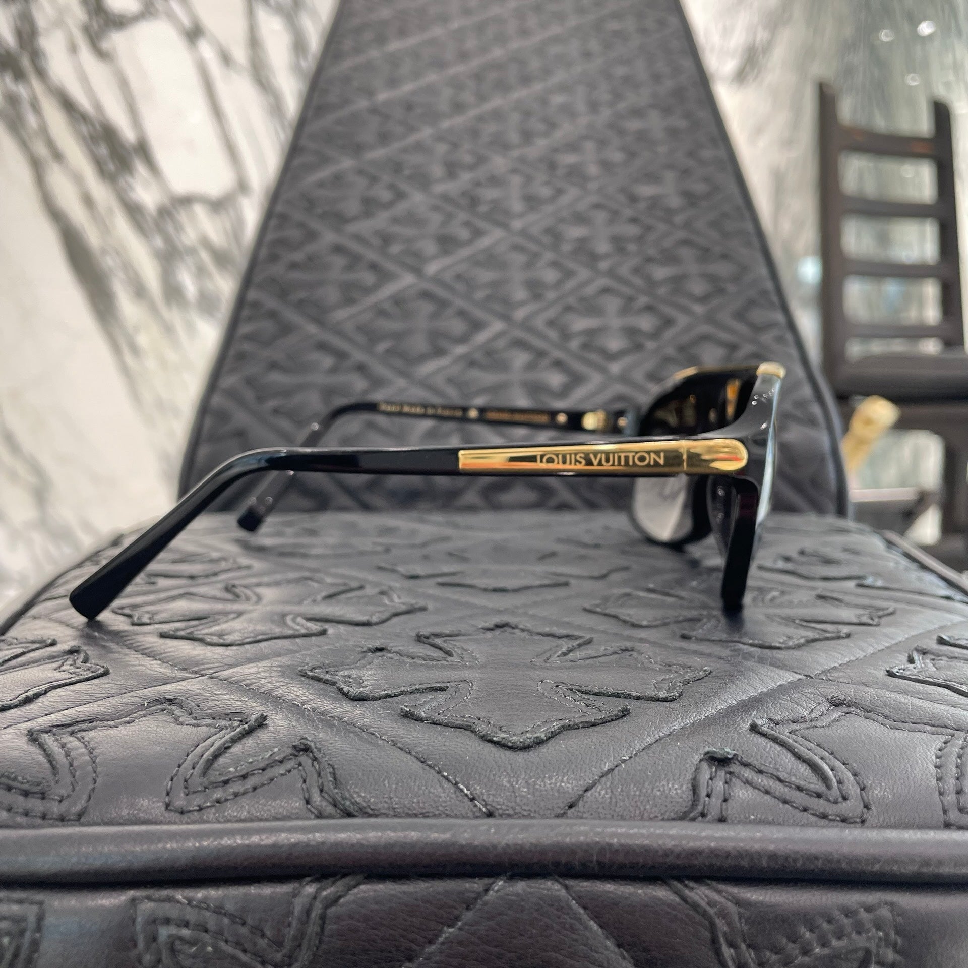 LOUIS VUITTON 2011AW EVIDENCE EYE SUNGLASSES Z0350E 93L Size 64