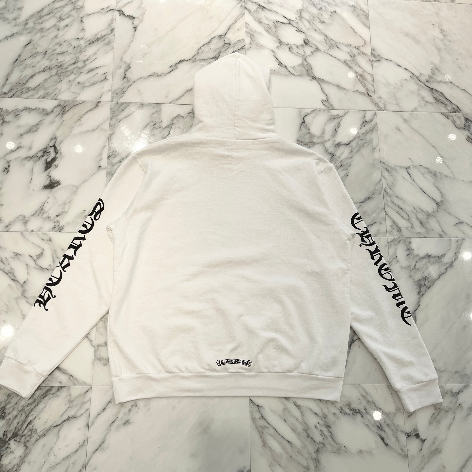 CHROME HEARTS Vertical Logo Pullover Hoodie Size L クロムハーツ ヴァーティカルロゴ プルオーバーフーディ  サイズL