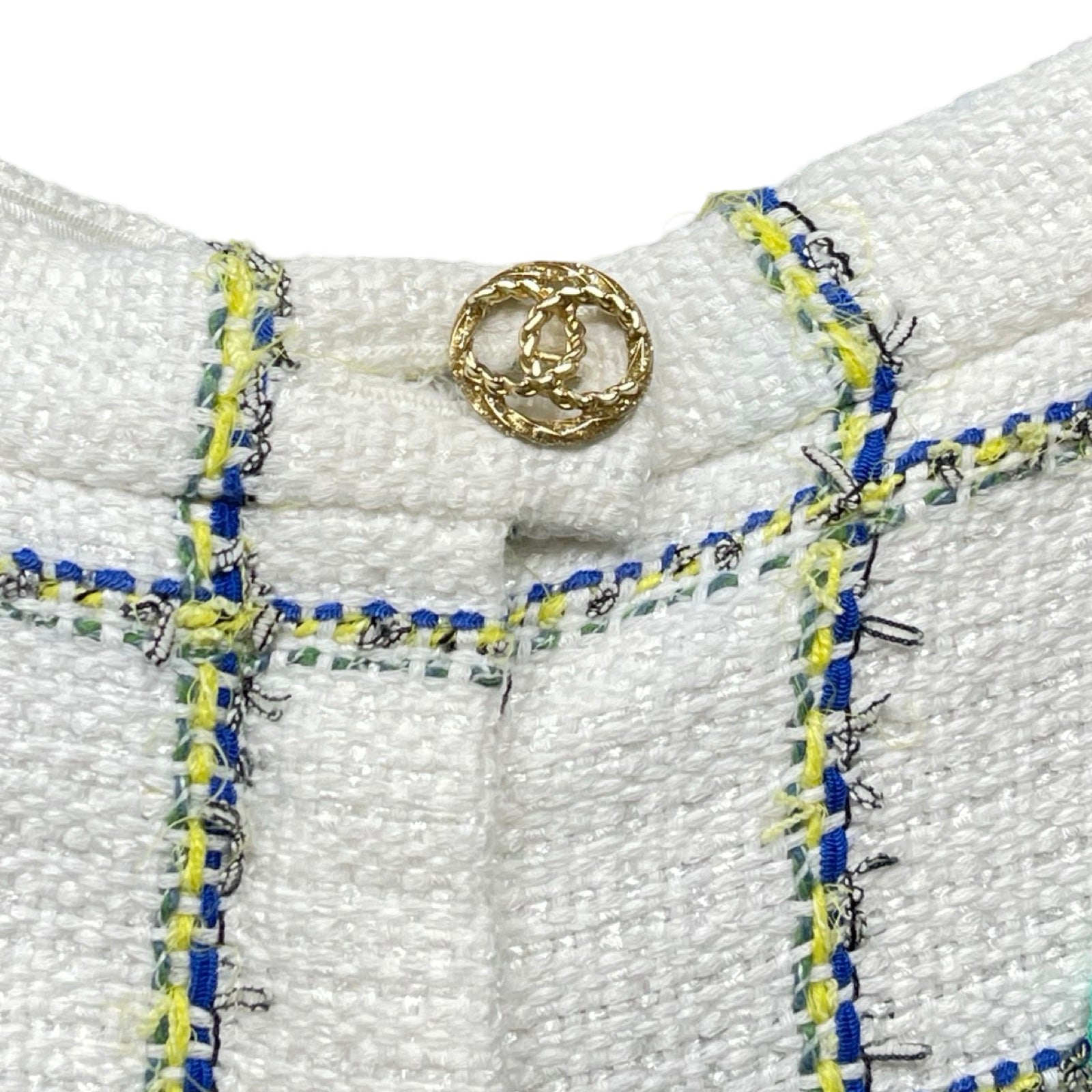 CHANEL Tweed Long Pants P70014V61443 NA869 Size 34