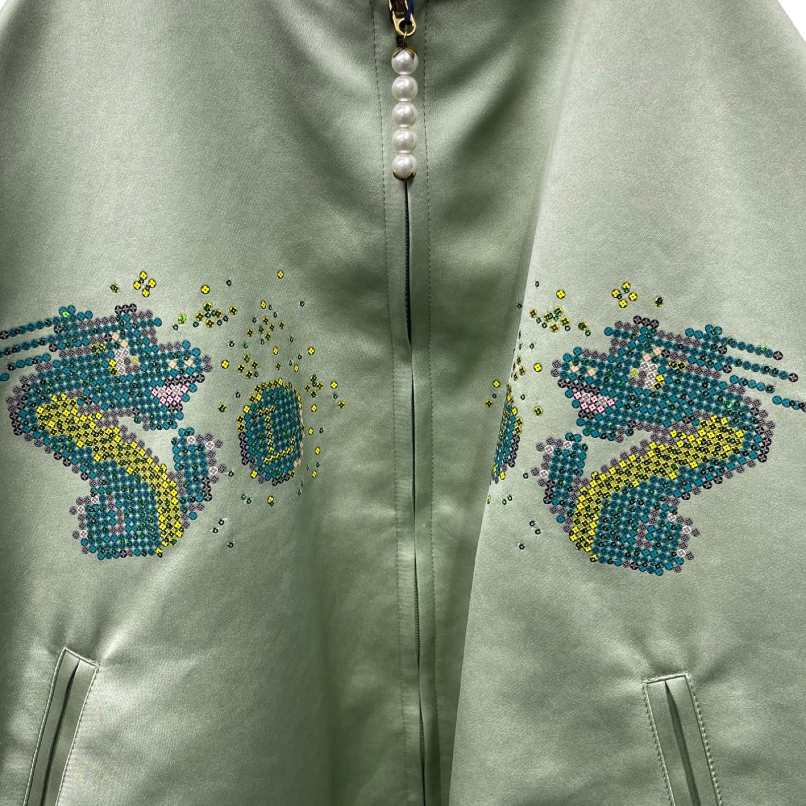 LOUIS VUITTON 2023SS Embroidered Souvenir Jacket 1AFHY3 Size 58