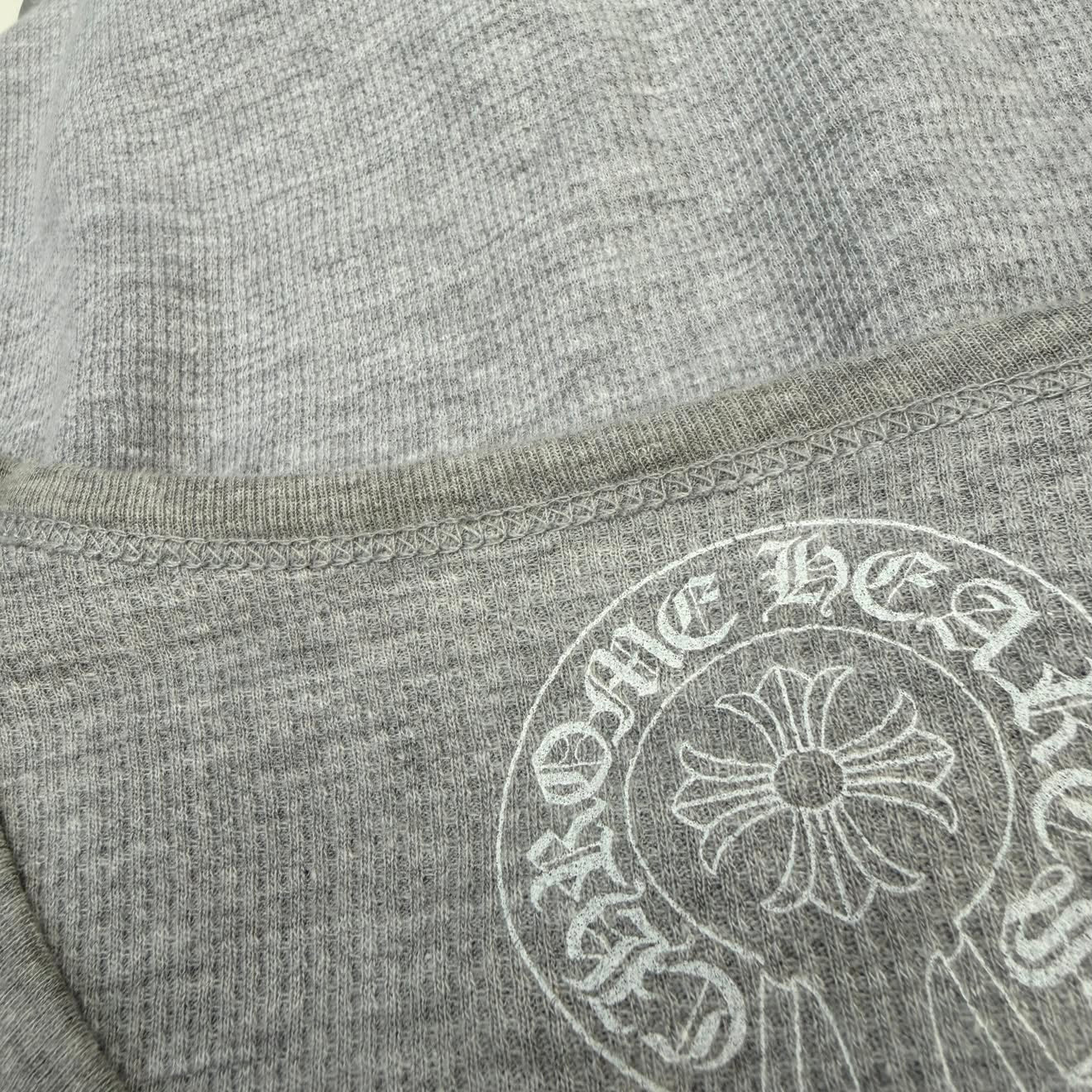 CHROME HEARTS 2025SS Floral Cross Horseshoe Thermal Long Sleeve Tee Size XL クロムハーツ フローラルクロス ホースシュー サーマル ロングスリーブ Tシャツ サイズXL