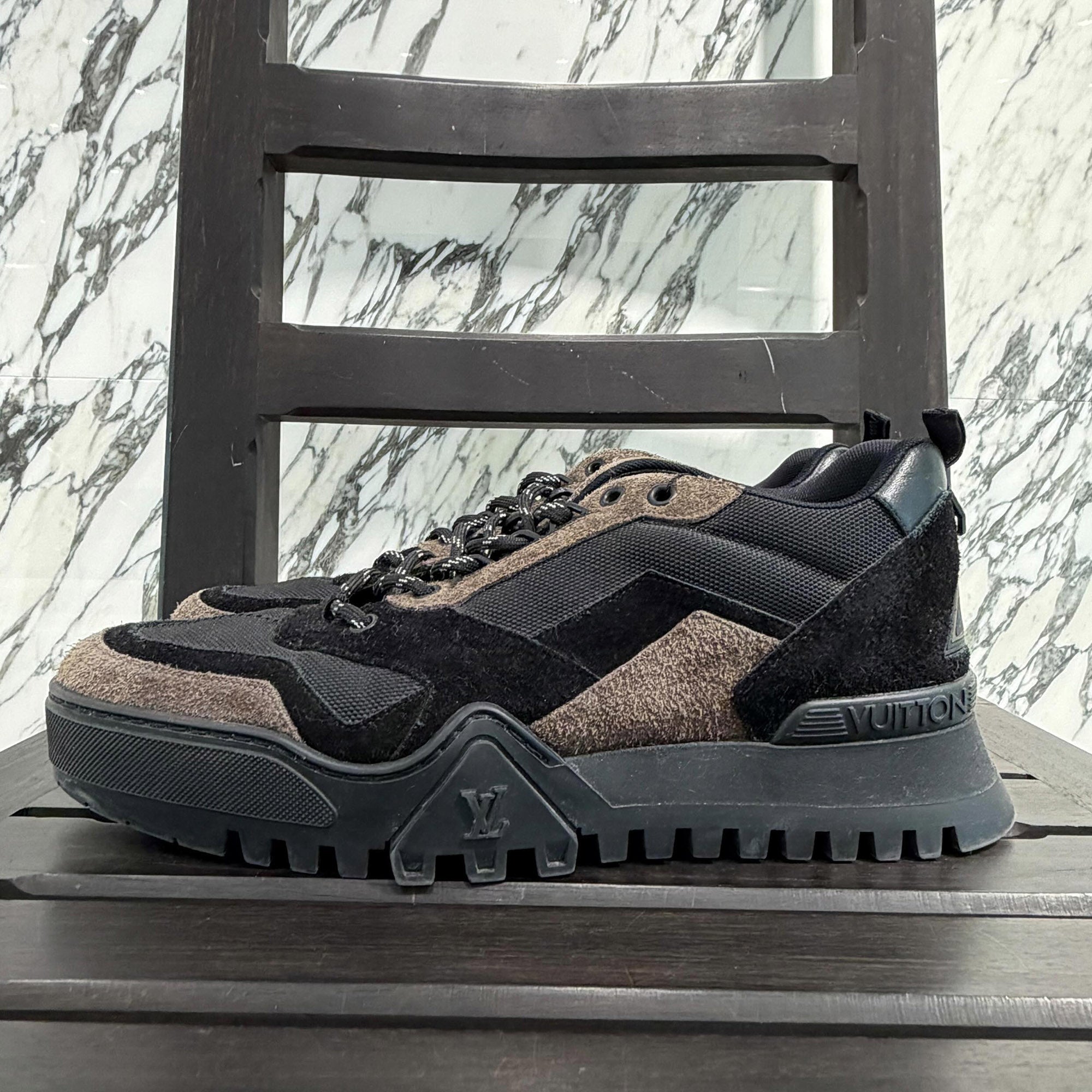 LOUIS VUITTON 2019AW LV Hiking Line Sneakers BM0139 Size 8 1/2 (約27.5cm) ルイヴィトン LV ハイキング・ライン スニーカー サイズ 8 1/2 (約27.5cm)