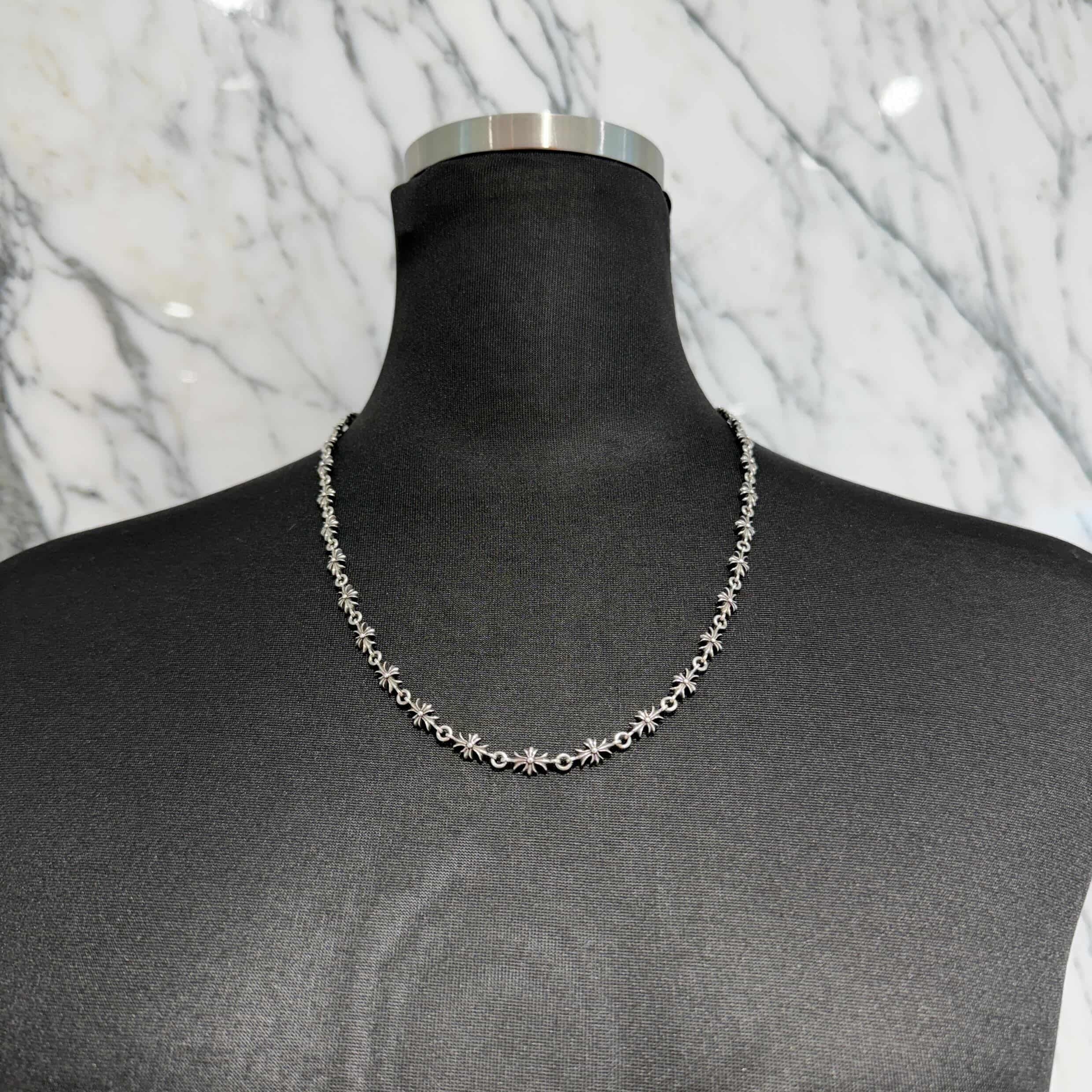 CHROME HEARTS Tiny E CH Plus Necklace 20 Inch クロムハーツ タイニーE CHプラス ネックレス 20インチ