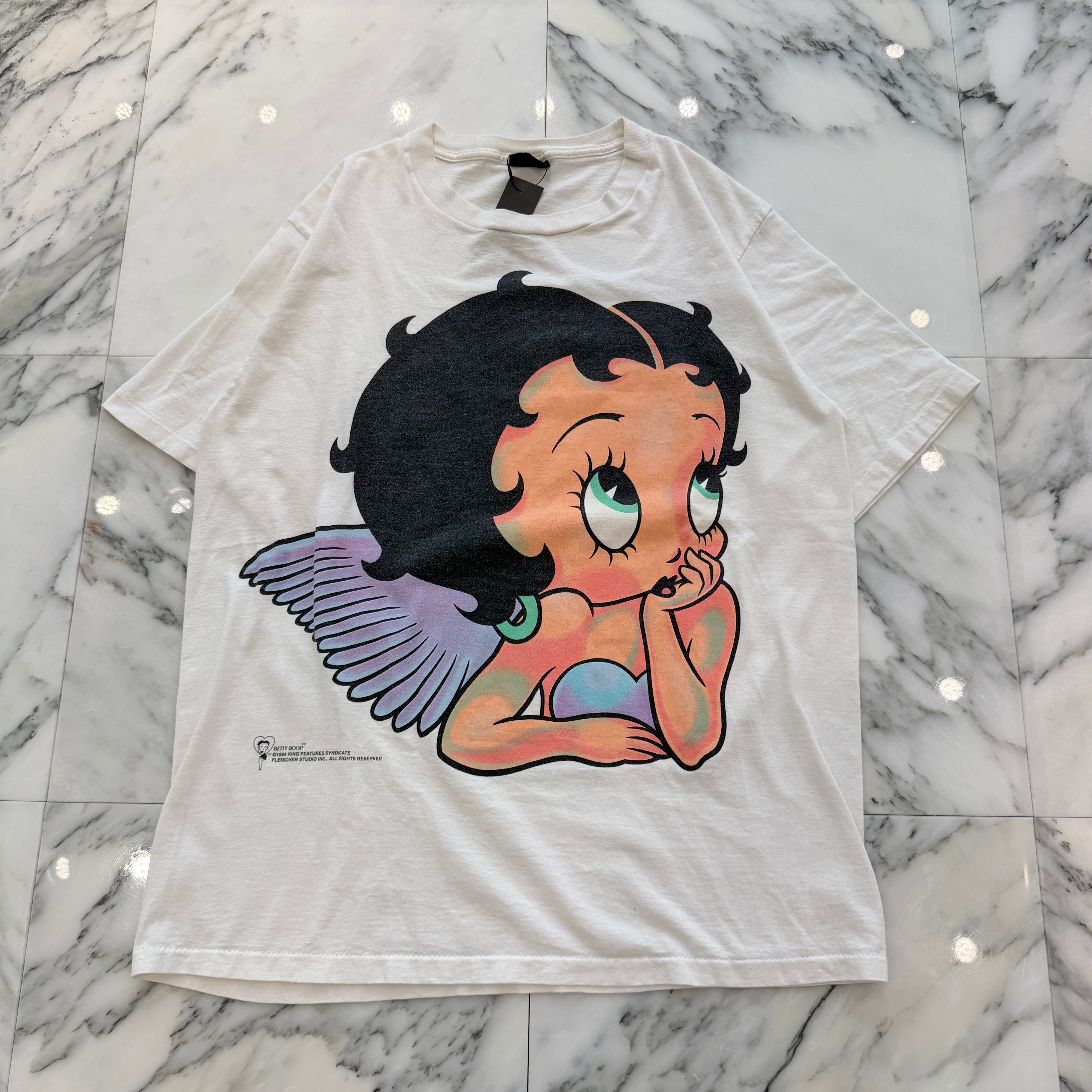 90s BETTY BOOP ANGEL Tシャツ 天使 ベティ Vintage 90's Betty Boop 