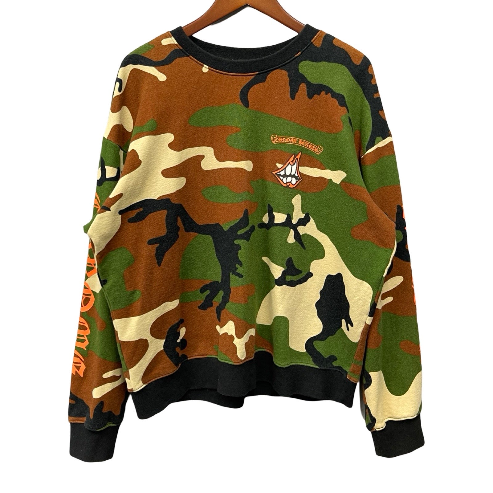 CHROME HEARTS×MATTY BOY 2022SS PPO CAUTION SWTSHRT Size XL