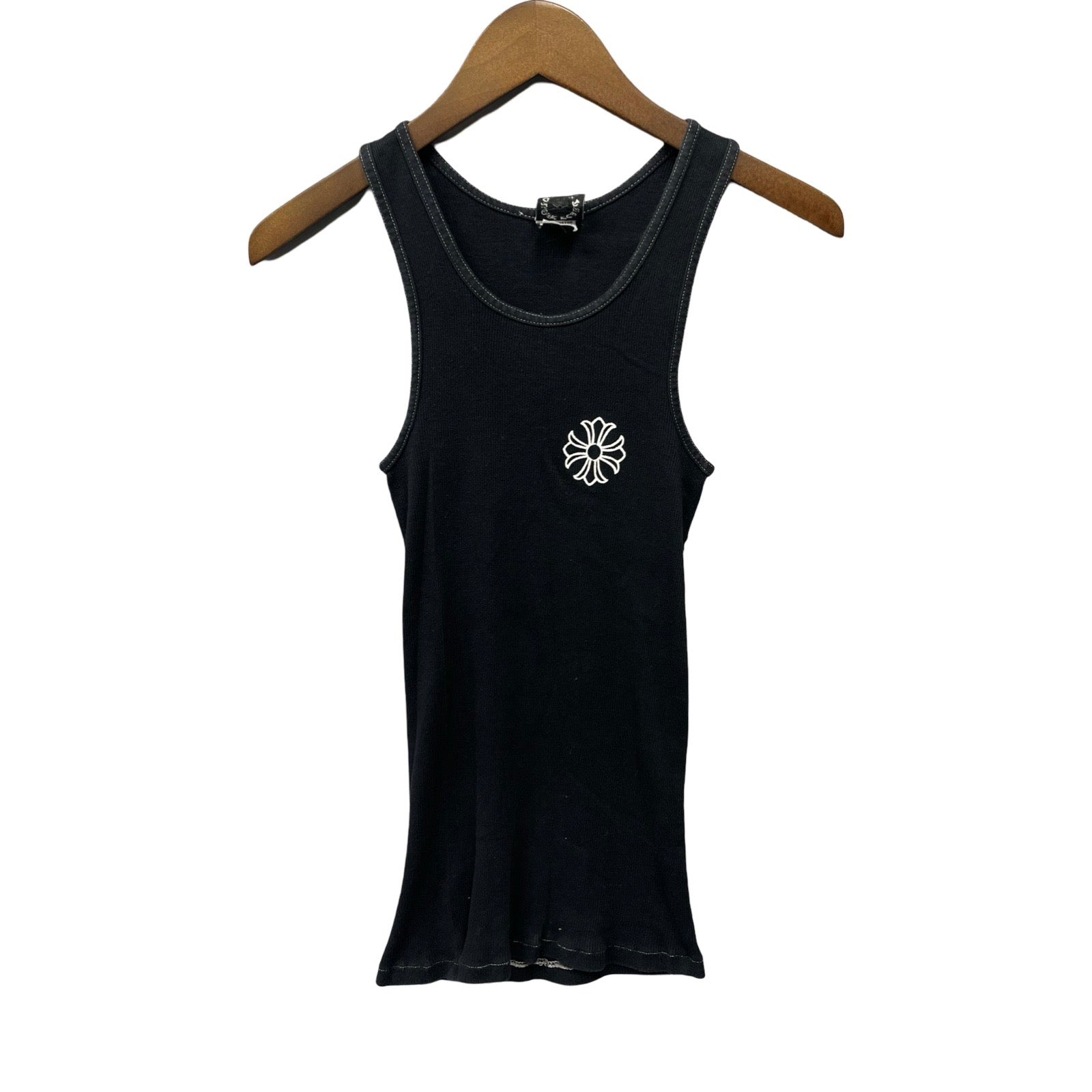 黒 タンクトップ #MALIBU CHROME HEARTS CHROME HEARTS Malibu Limited CH Plus Cross Tank Top Size S