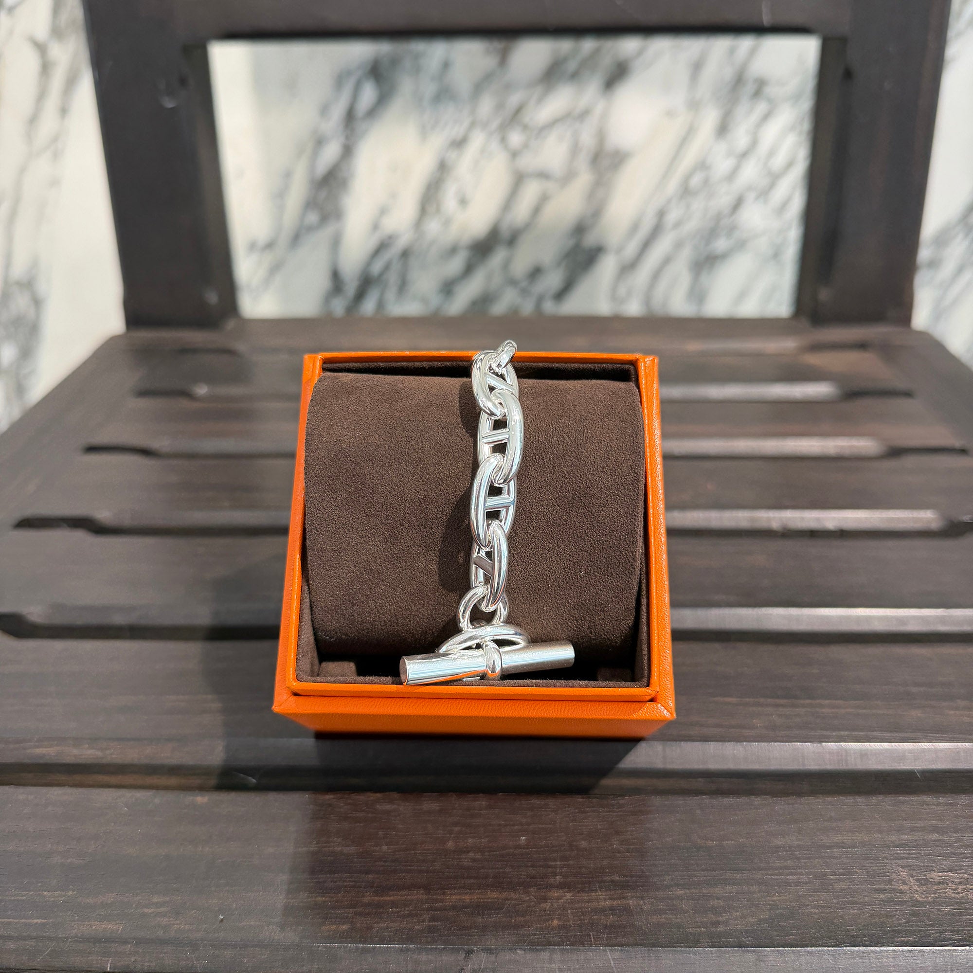 【極美品】エルメスシェーヌダンクル GM13コマChaine d'Ancre HERMES Chaine d'Ancre GM 13 エルメス シェーヌダンクル GM 13コマ