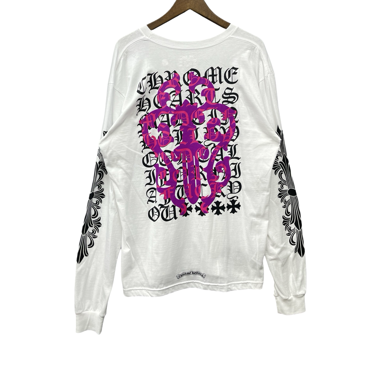 CHROME HEARTS DAGGER EYE CHART L/S Tee Size XL