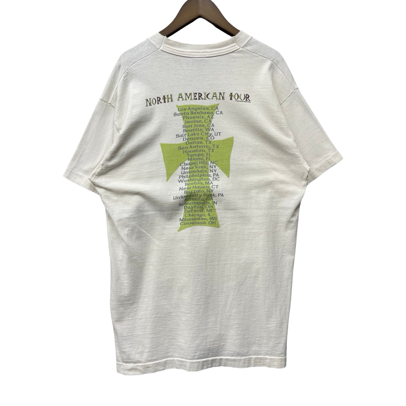 Vintage 90's Stone Temple Pilots 1996 North American Tour S/S Tee Size L