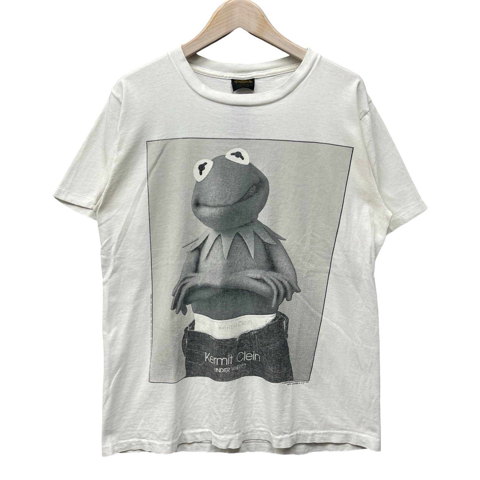Vintage 90's Kermit Clein S/S Tee Size XL