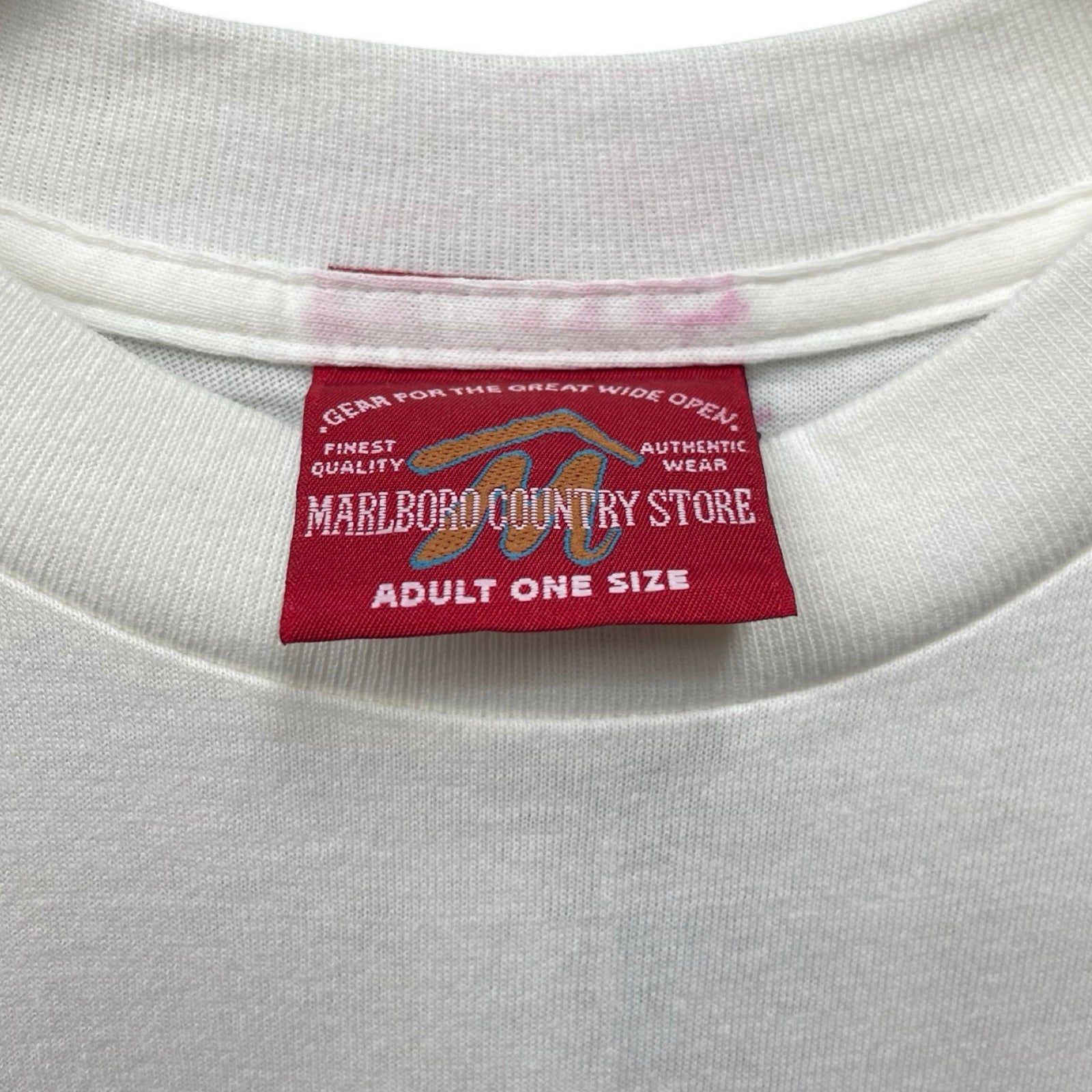 Vintage Marbloro Country Store "Cowboys Still Know How To Cut Loose" S/S Tee Size ONE SIZE
