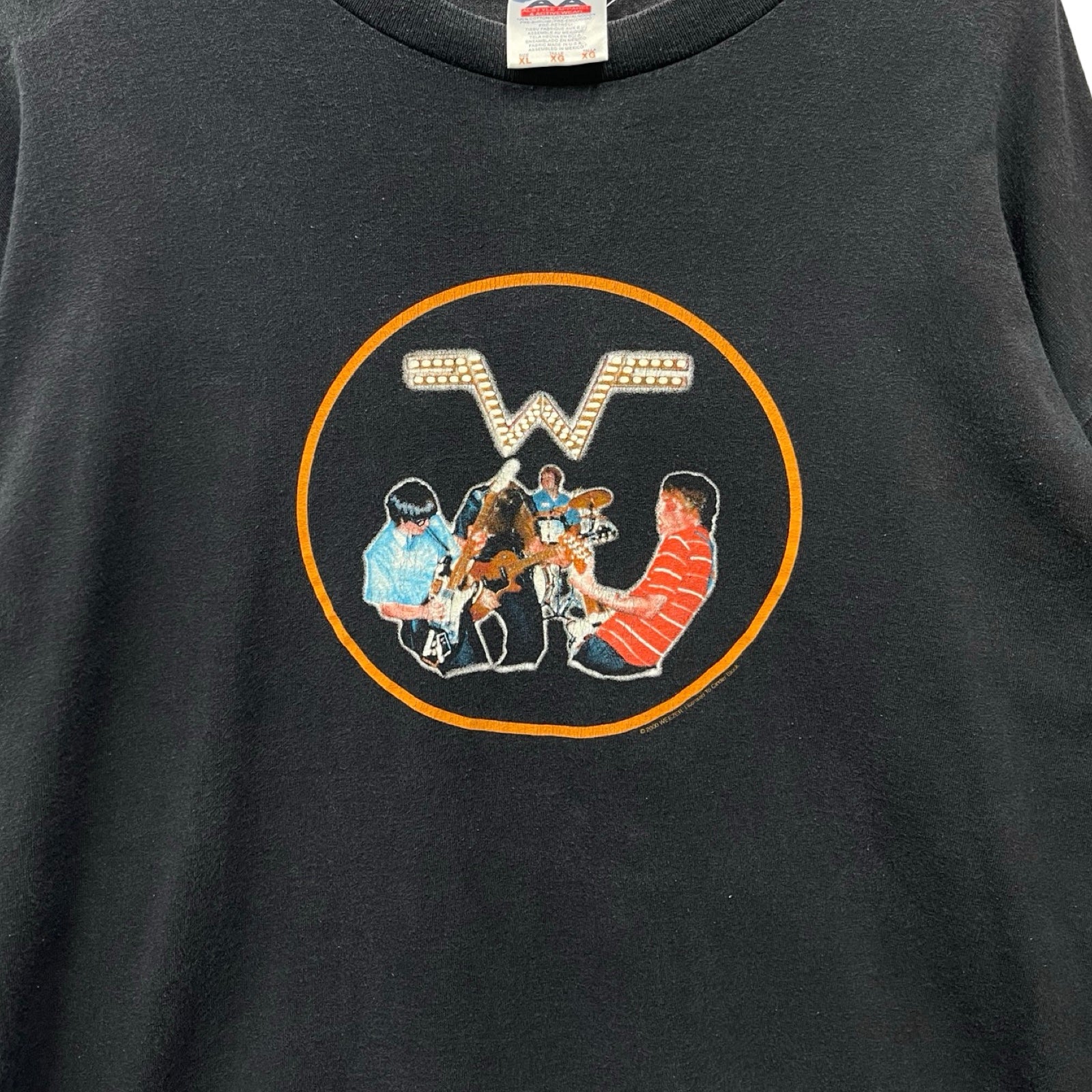 Vintage 00's WEEZER Licensed To Cinder Block L/S Tee Size XL