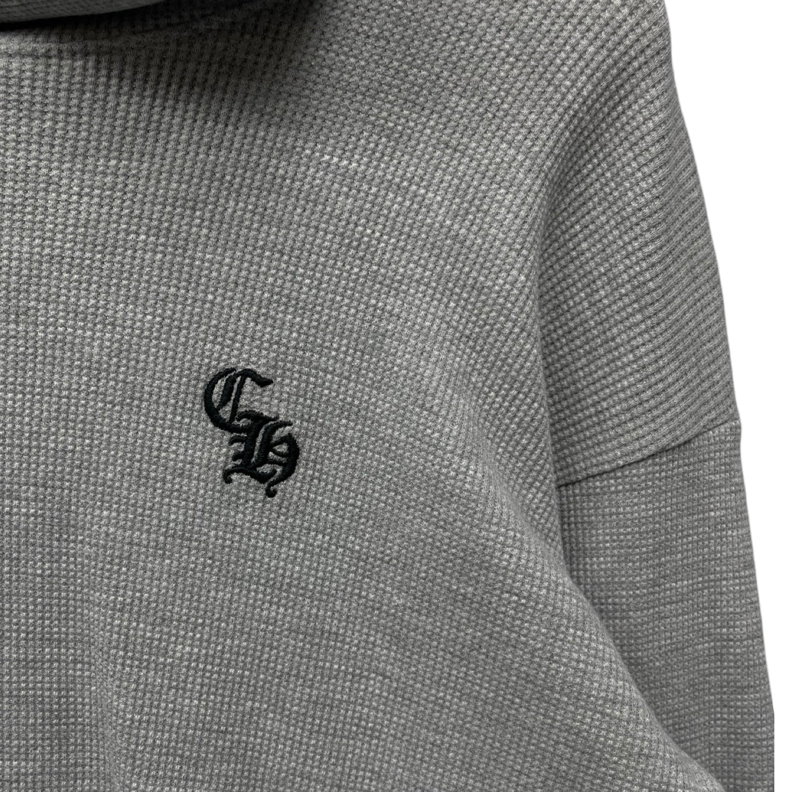 CHROME HEARTS Y NOT CH Logo Embroidery Thermal Hoodie Size S