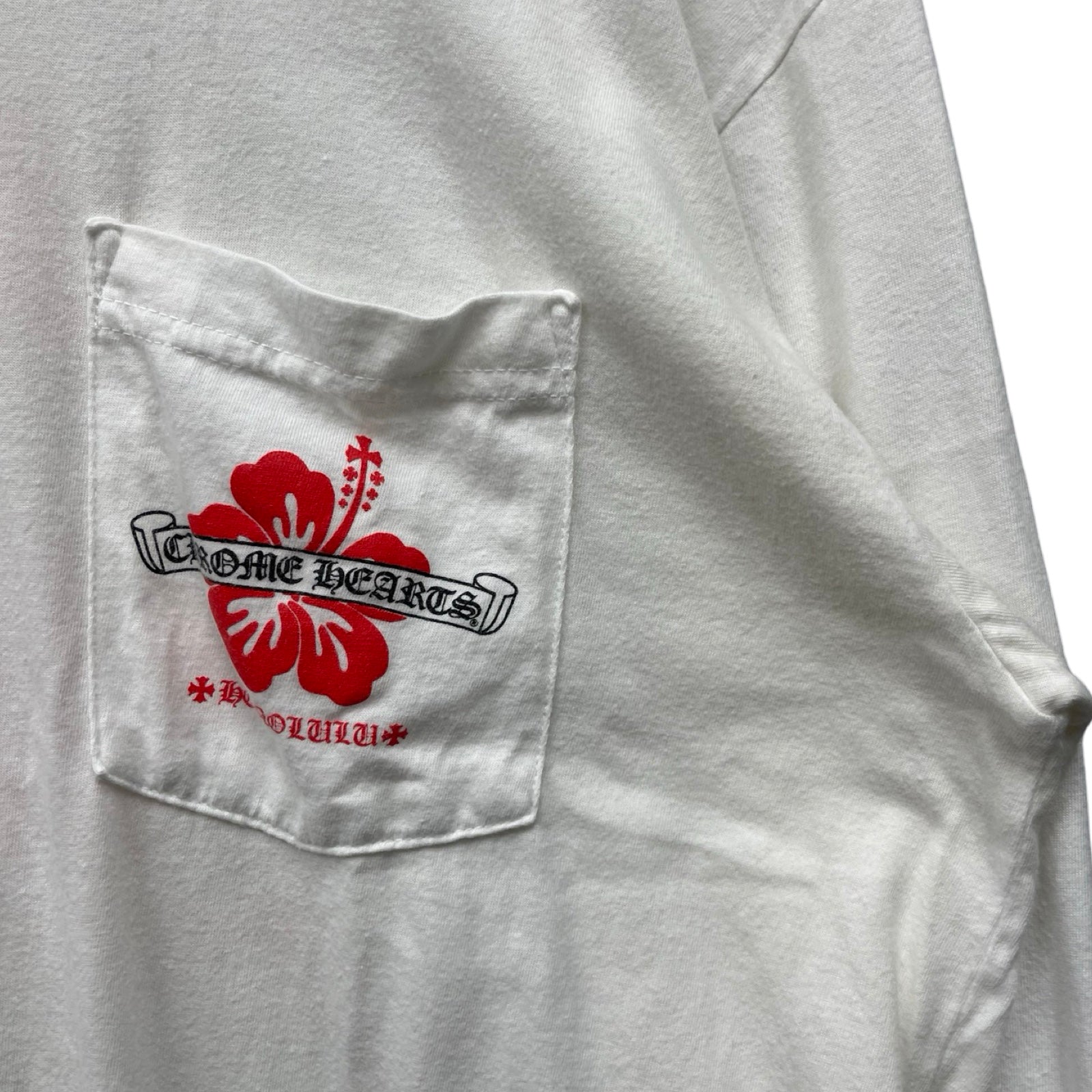 CHROME HEARTS Honolulu Limited Back Scroll Logo Long Sleeve Tee Size L