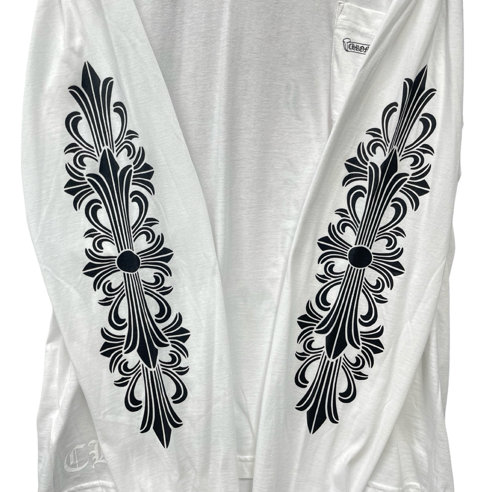 CHROME HEARTS DAGGER EYE CHART L/S Tee Size XL