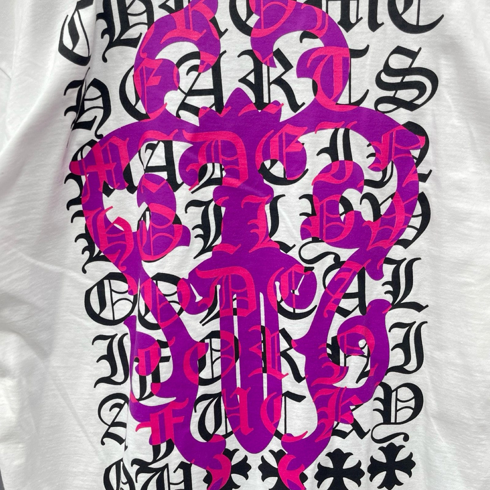 CHROME HEARTS DAGGER EYE CHART L/S Tee Size XL